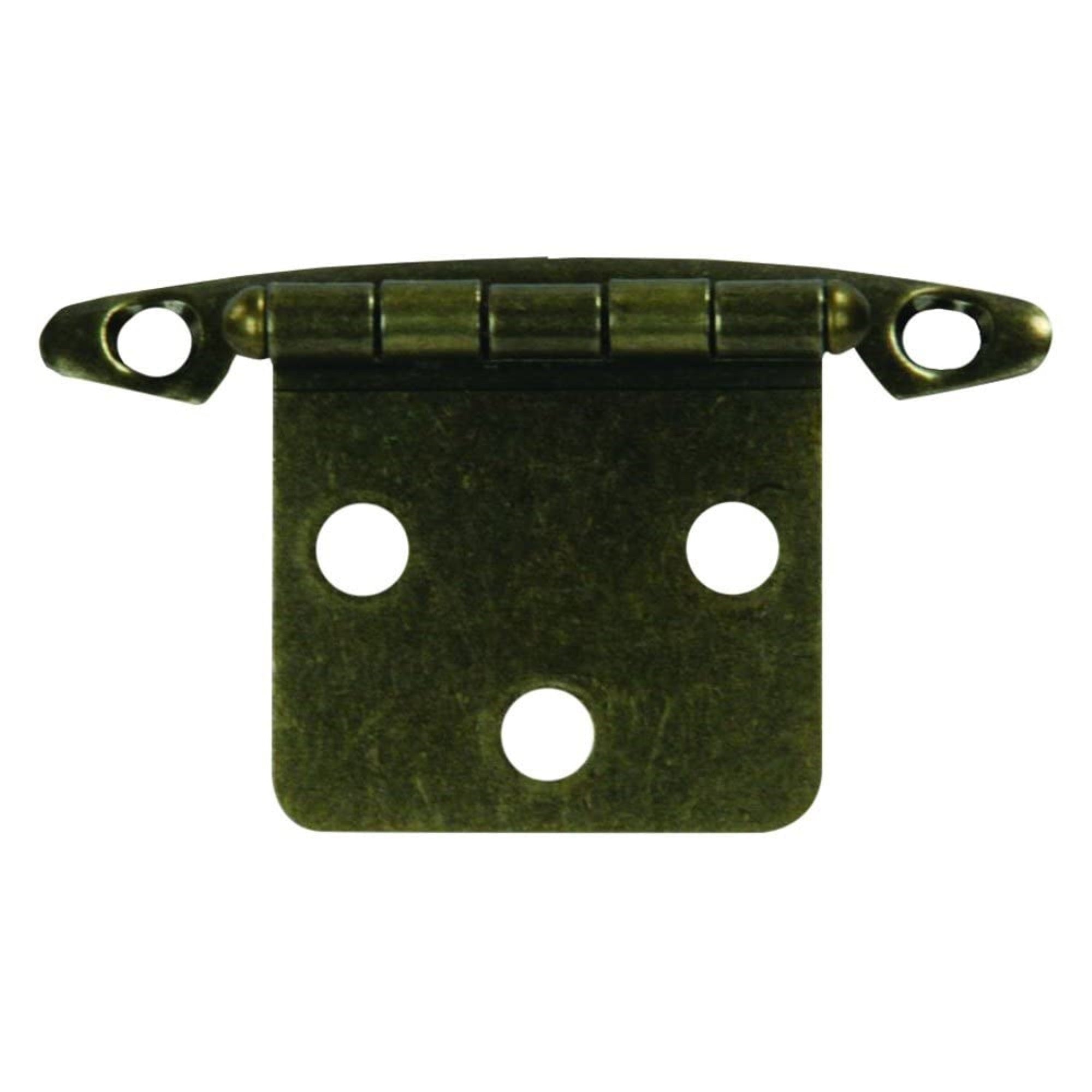 Jr Products 70605 Free Swing Flush Mount Hinge - Antique Brass