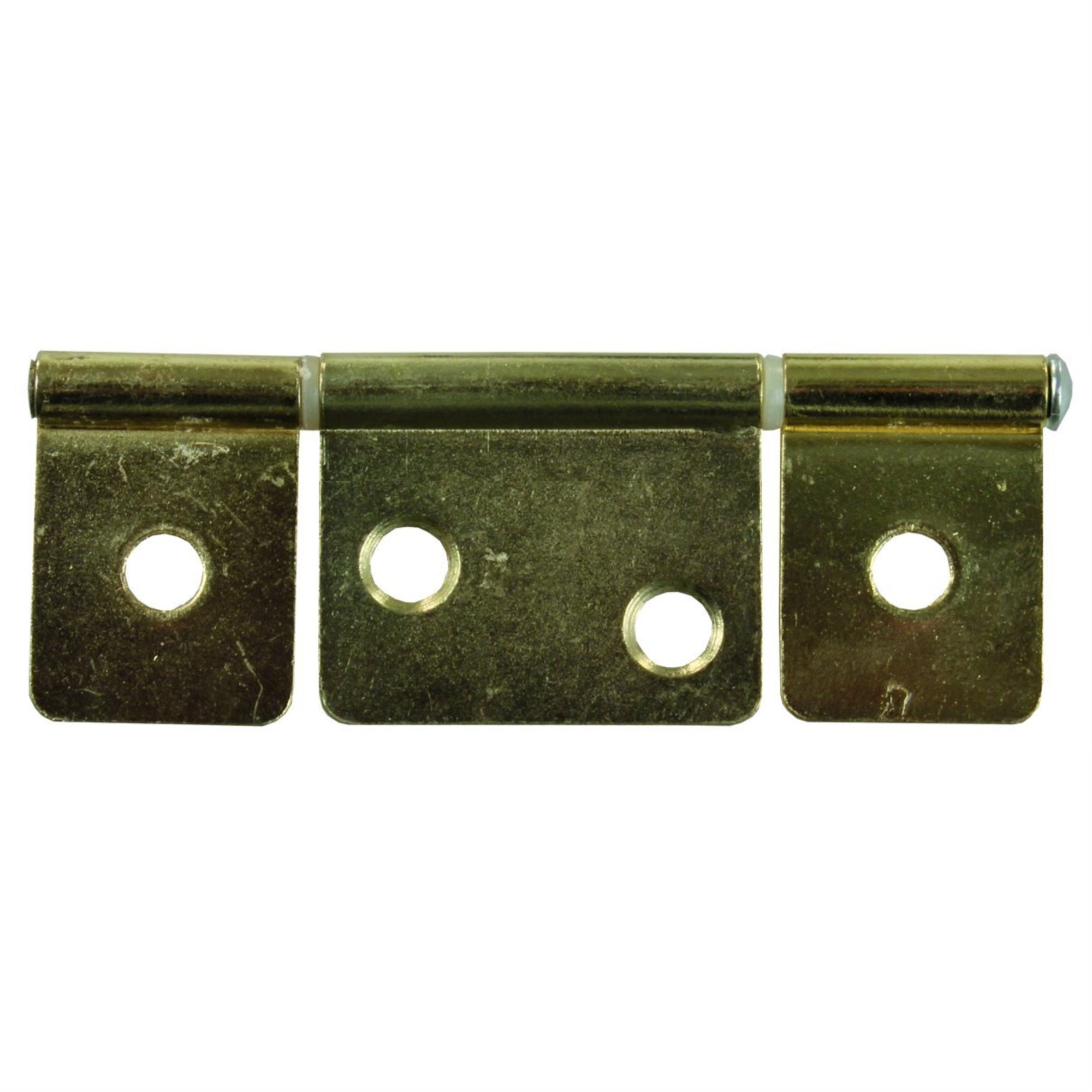 Jr Products 70625 Non-Mortise Hinge - Brass