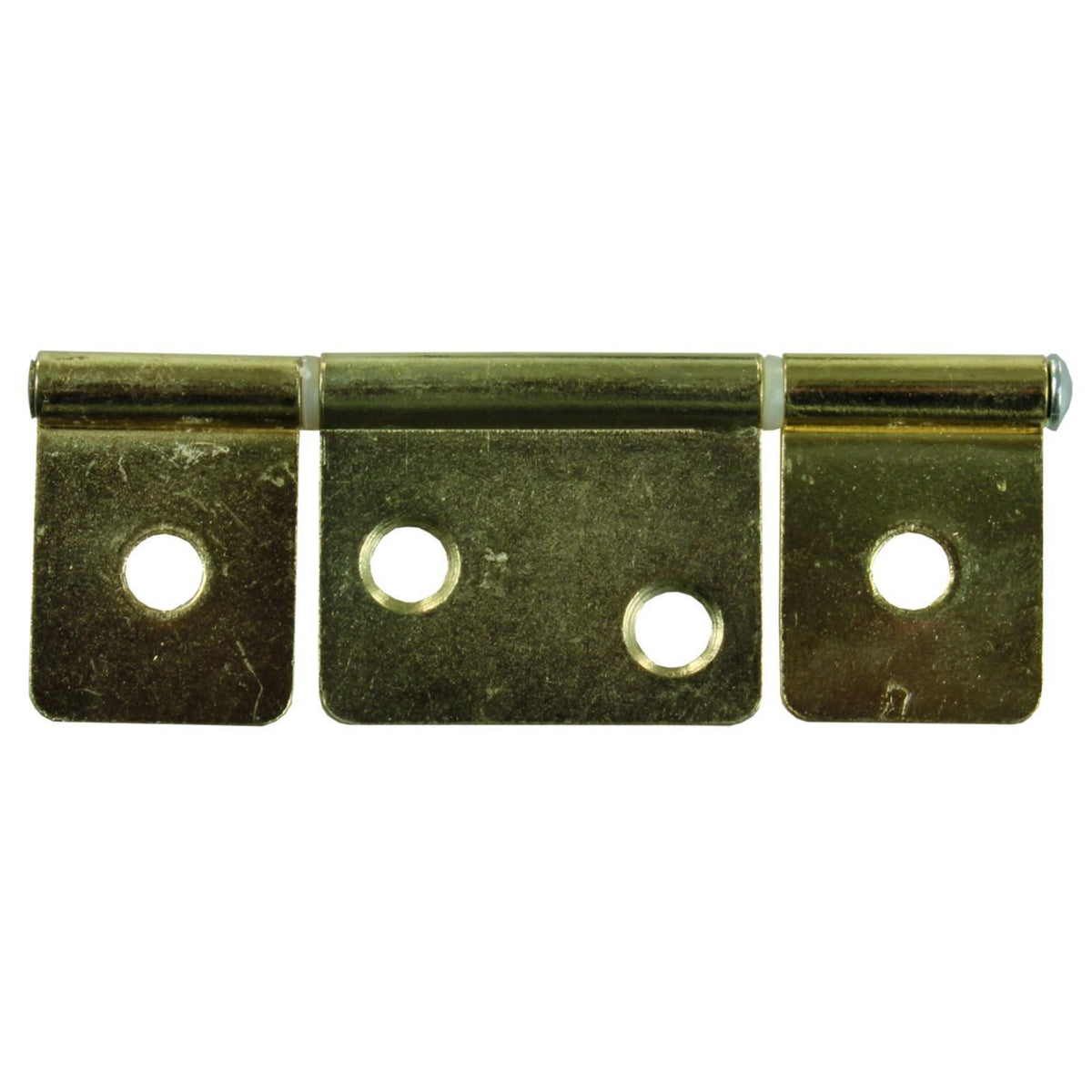 Jr Products 70625 Non-Mortise Hinge - Brass