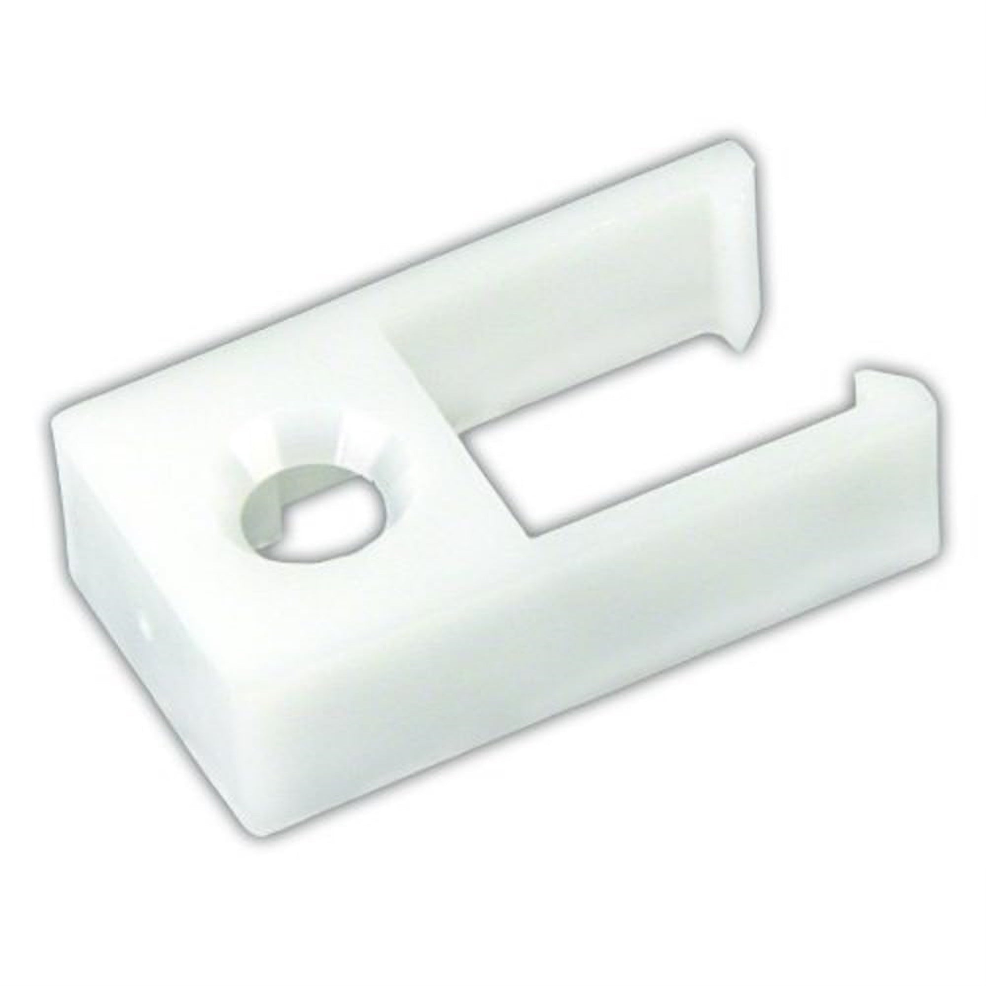 Jr Products 81385 End Stop - Type D , White