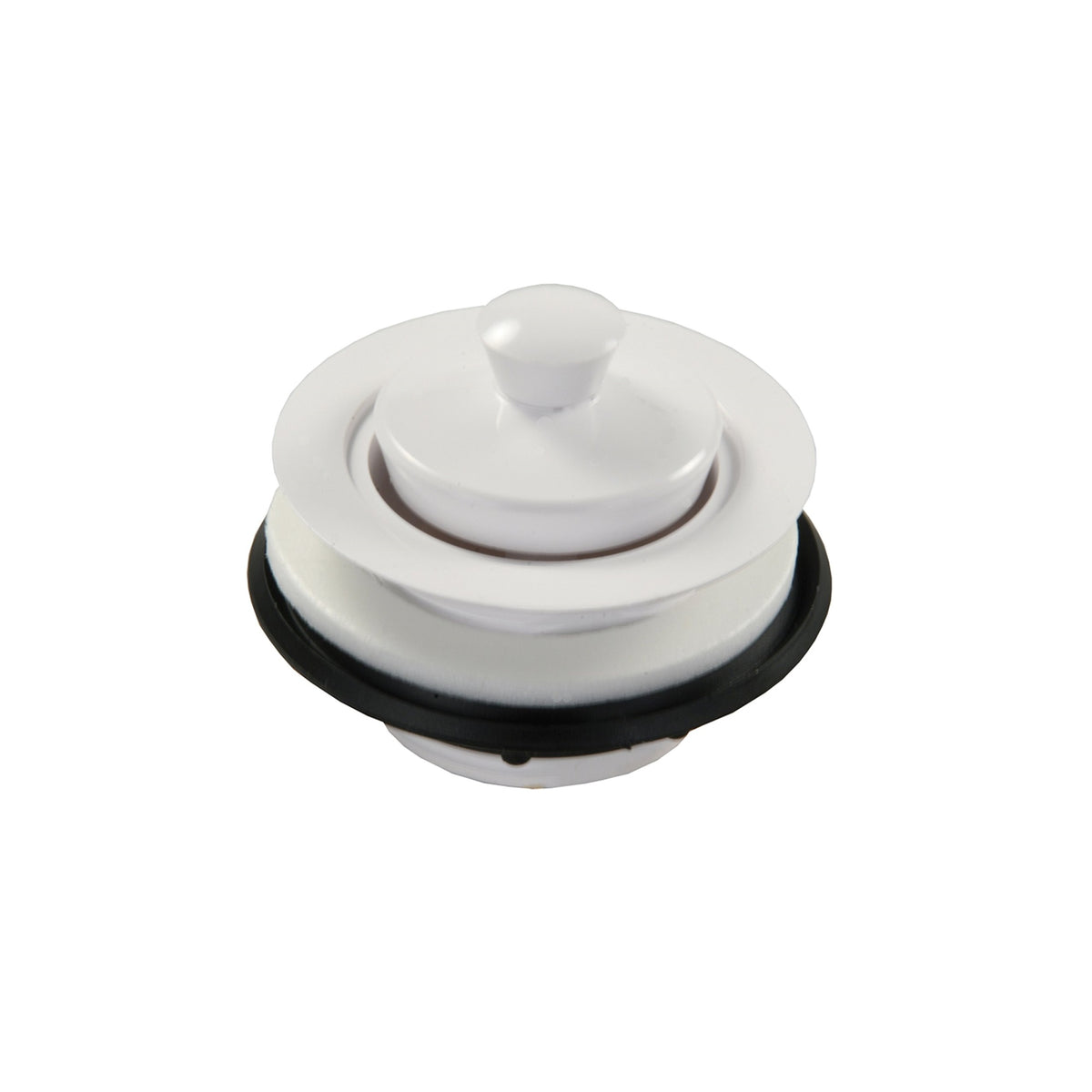 Jr Products 95095 Strainer With Pop-Up Stopper - White