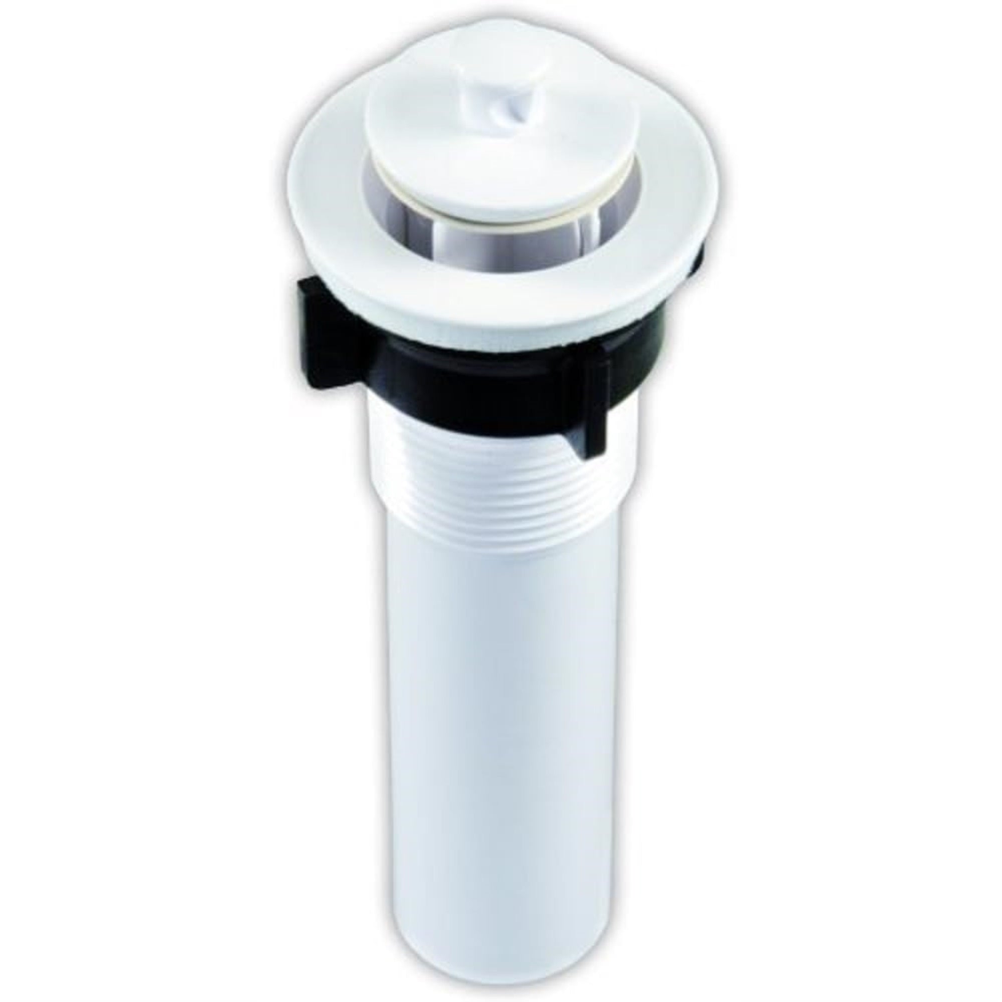 Jr Products 95215 Sink Strainer With Pop-Up Stopper - White