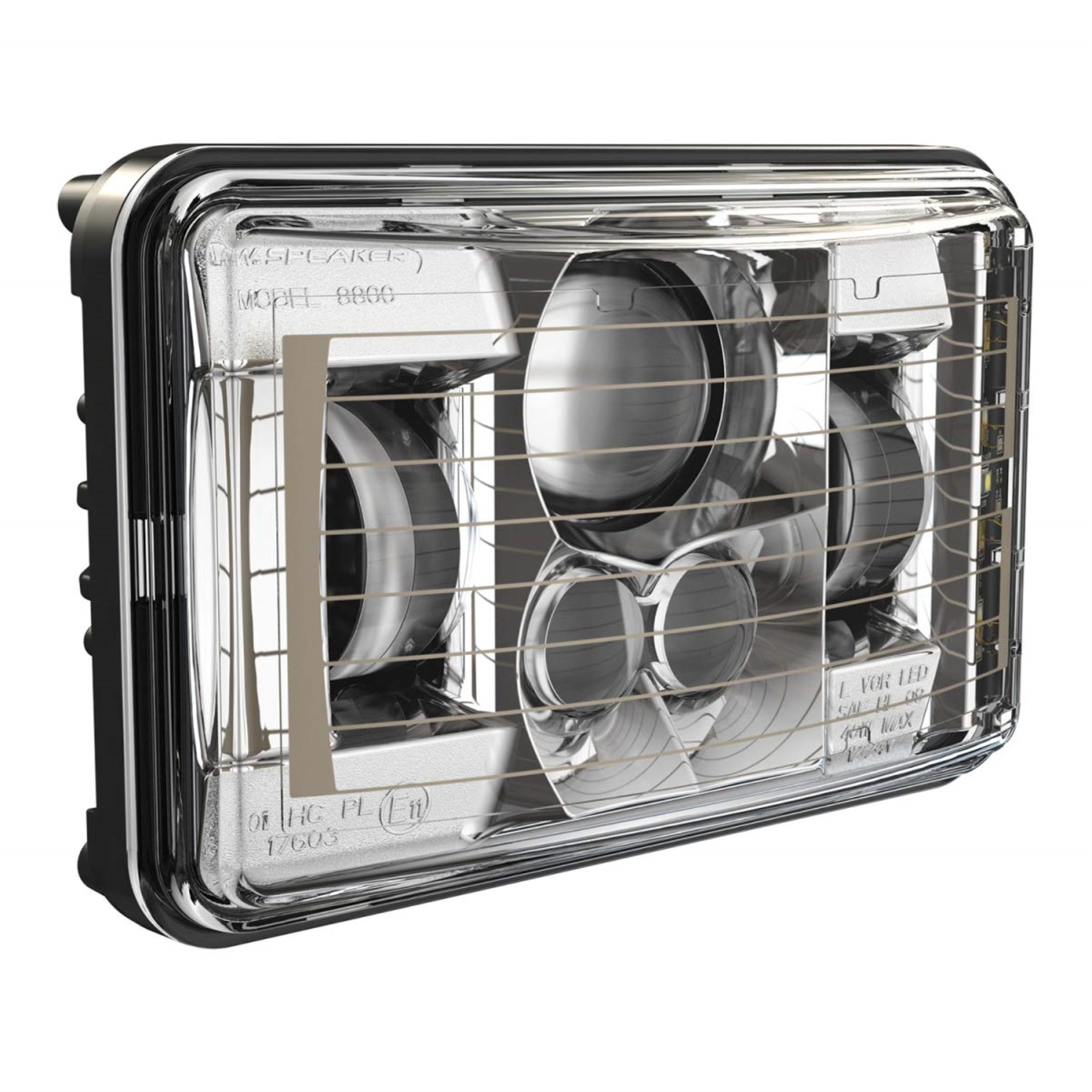 J.W. Speaker Led Headlight Heated 4X6 8800 Evoii