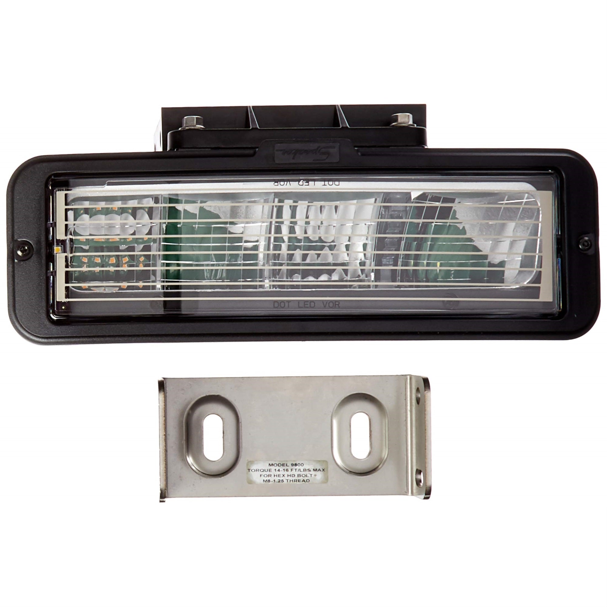 J.W. Speaker 0552243 Model 9800 12V Dot Led Heated Headlight - 2 Light Kit