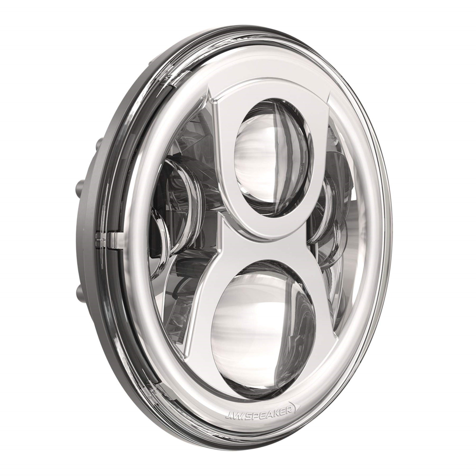 J.W. Speaker 8700 Ev2-S 12/24V Dot Headlamp Chr
