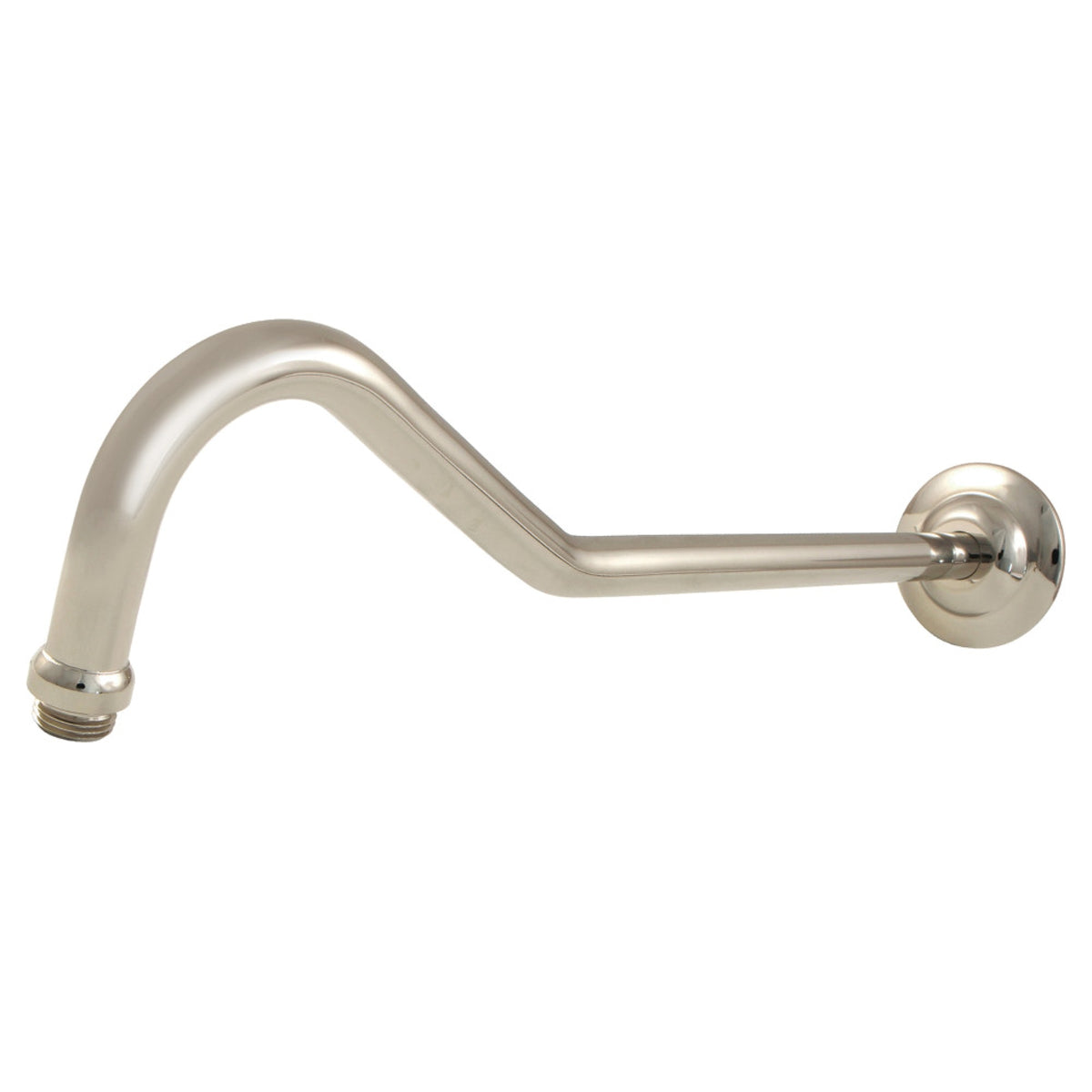 Kingston Brass K117C6 Restoration 17 In. Shower Arm, Polished Nickel