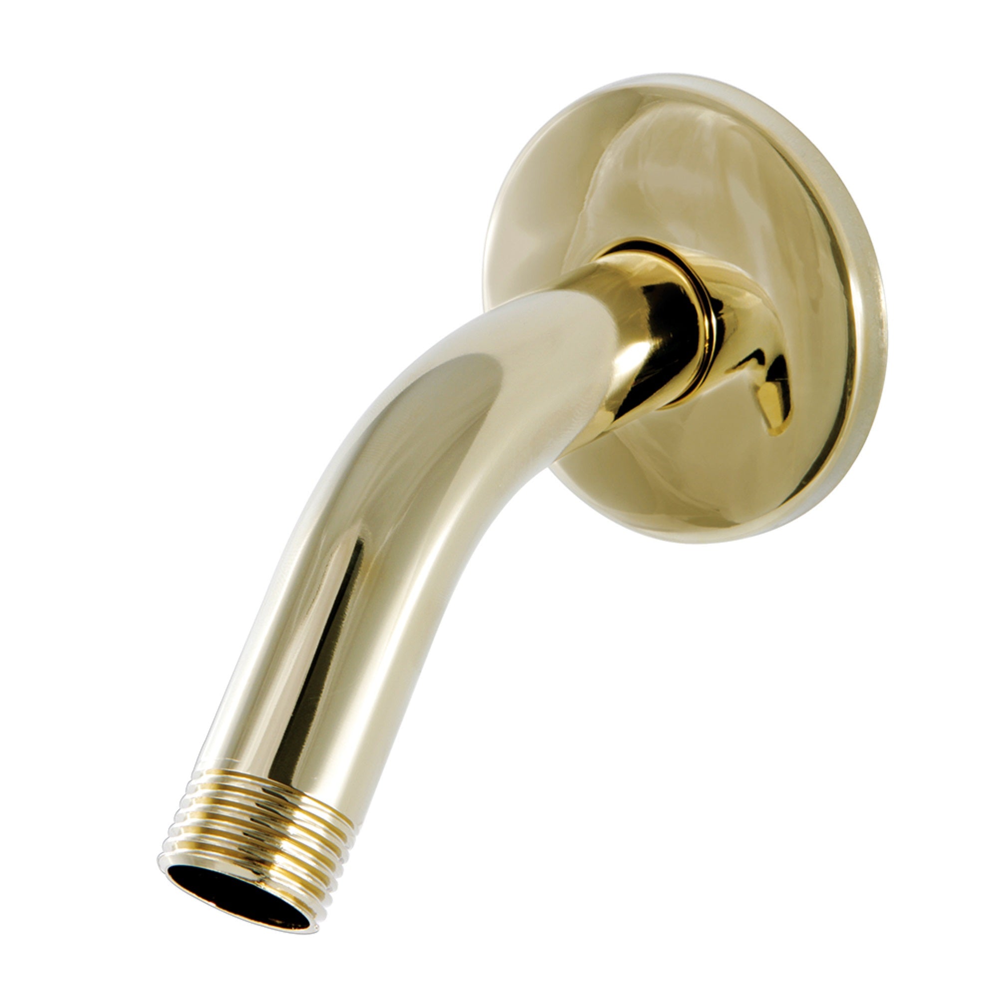 Kingston Brass K150K2 Trimscape 6 Shower Arm With Flange, Polished Brass