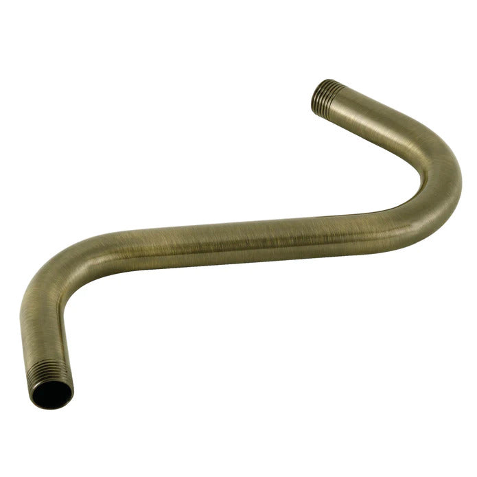 Trimscape 8 S-Shape Shower Arm, Vintage Brass