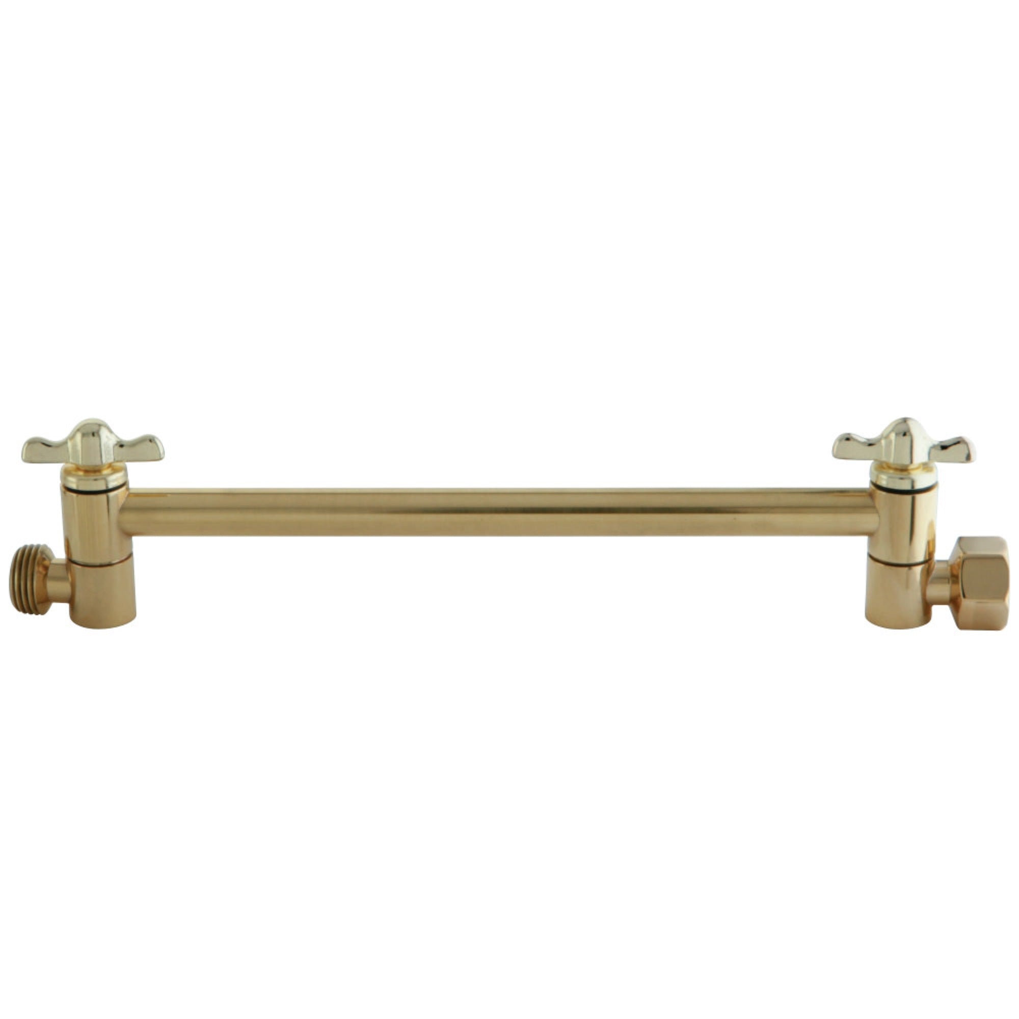 Kingston Brass K153A2 10 High-Low Shower Arm Adjustable, Polished Brass