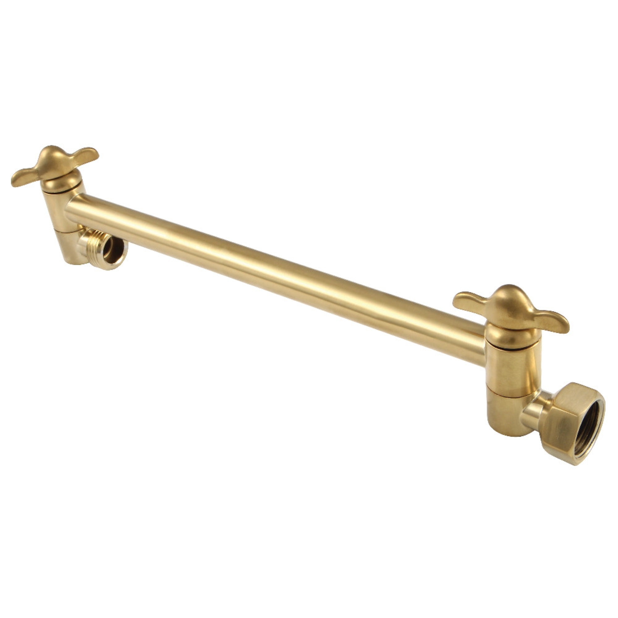 Kingston Brass K153A7 10 High-Low Shower Arm Adjustable, Brushed Brass