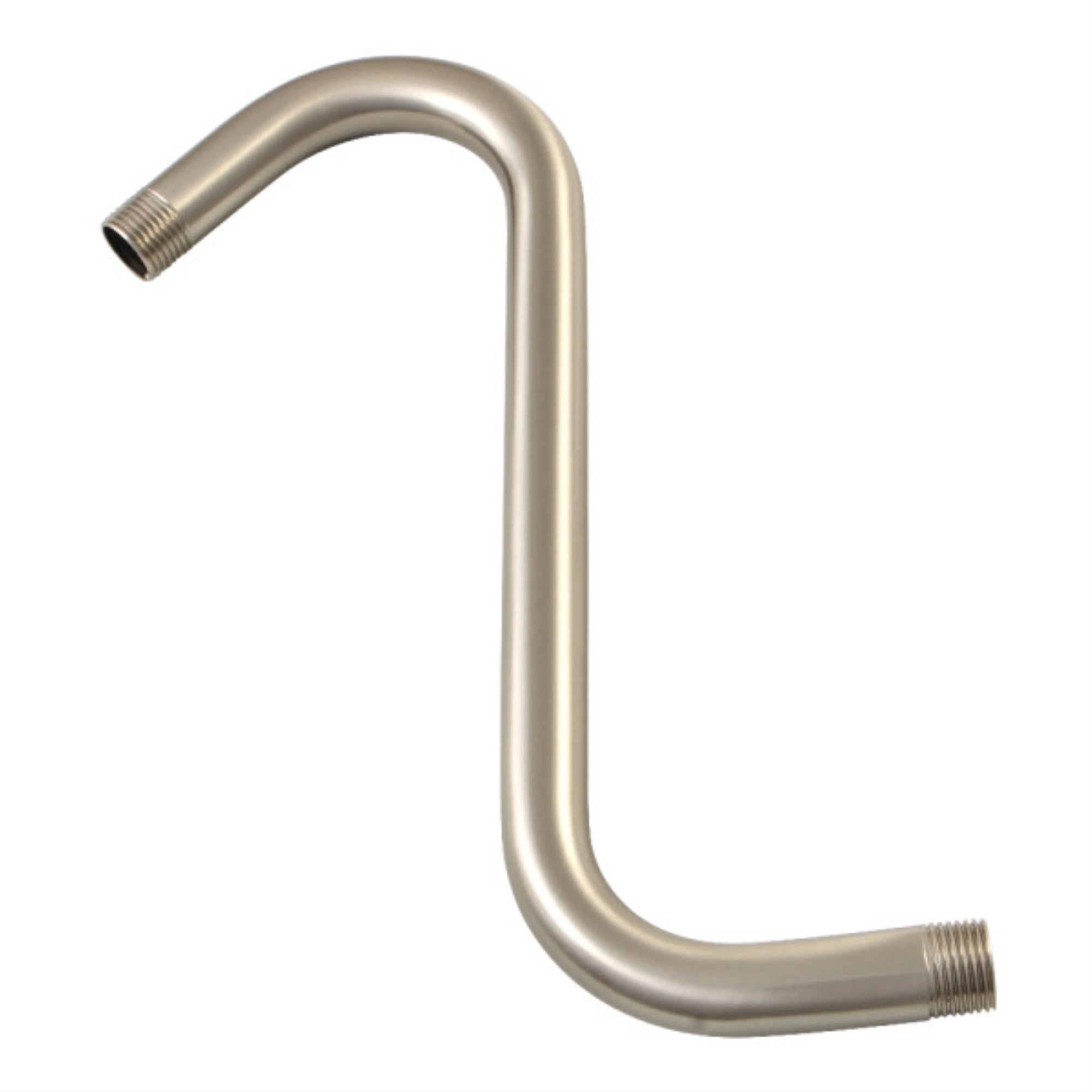 Kingston Brass K159A8 10 S-Shape Shower Arm, Brushed Nickel