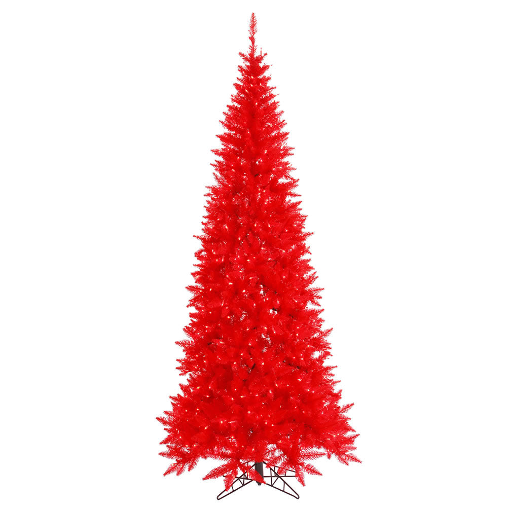 Vickerman 5.5'x30″ Red Slim Fir DL LED 300Rd 722T - K161256LED