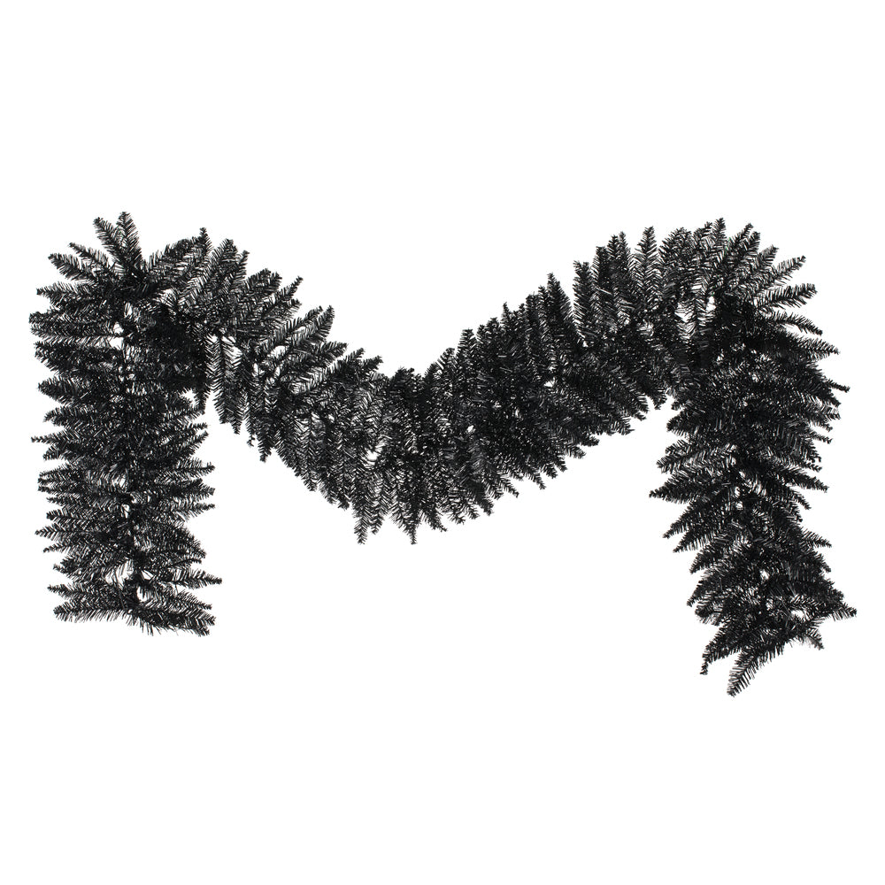Vickerman 9'x14″ Black Fir Garland 250T - K161814