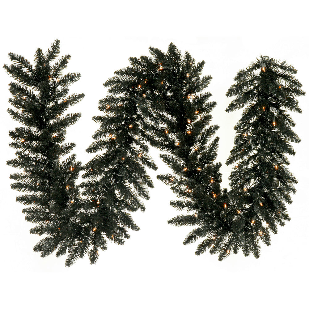 Vickerman 9'x14″ Black Garland DL LED 100WmWt 250T - K161815LED