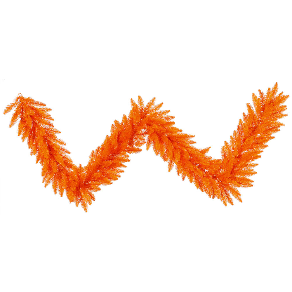 Vickerman 9'x14″ Orange Fir Garland 250T - K162414