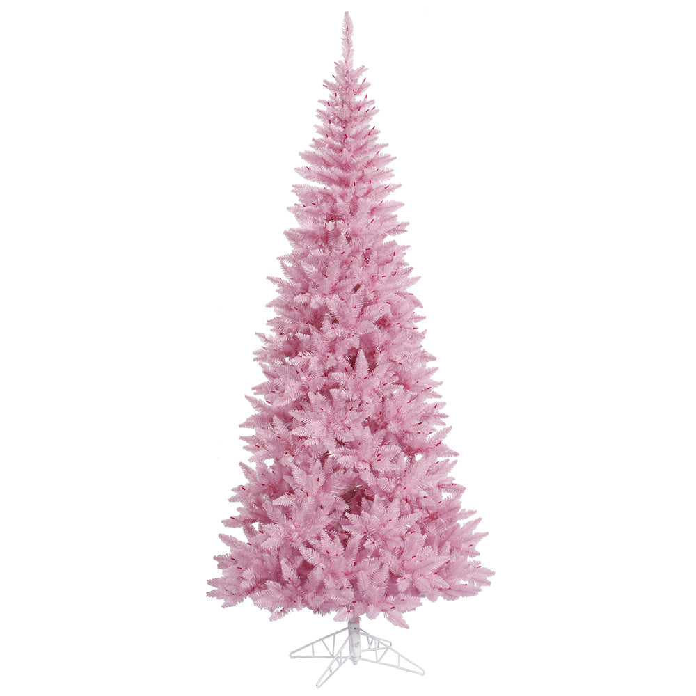 Vickerman 7.5'x40″ Pink Slim Fir Tree 1238T - K163675