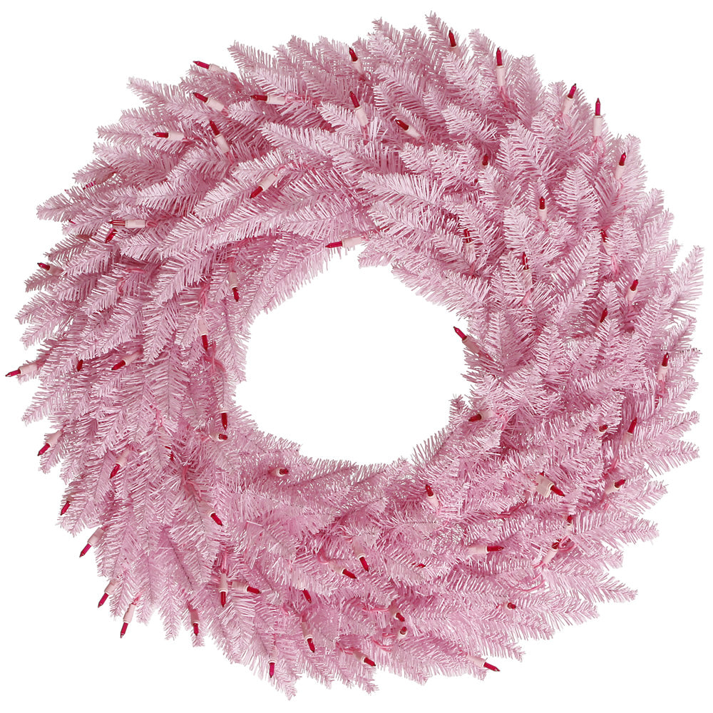 Vickerman 36″ Pink Fir Wreath 320T - K163836