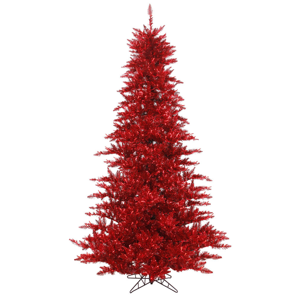 Vickerman 10'x68” Tinsel Red Fir Tree 2980T - K165185