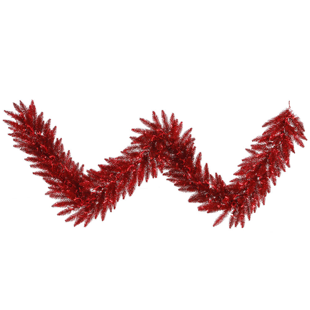 Vickerman 9'x14″ Tinsel Rd Fir Garland 250T - K165214