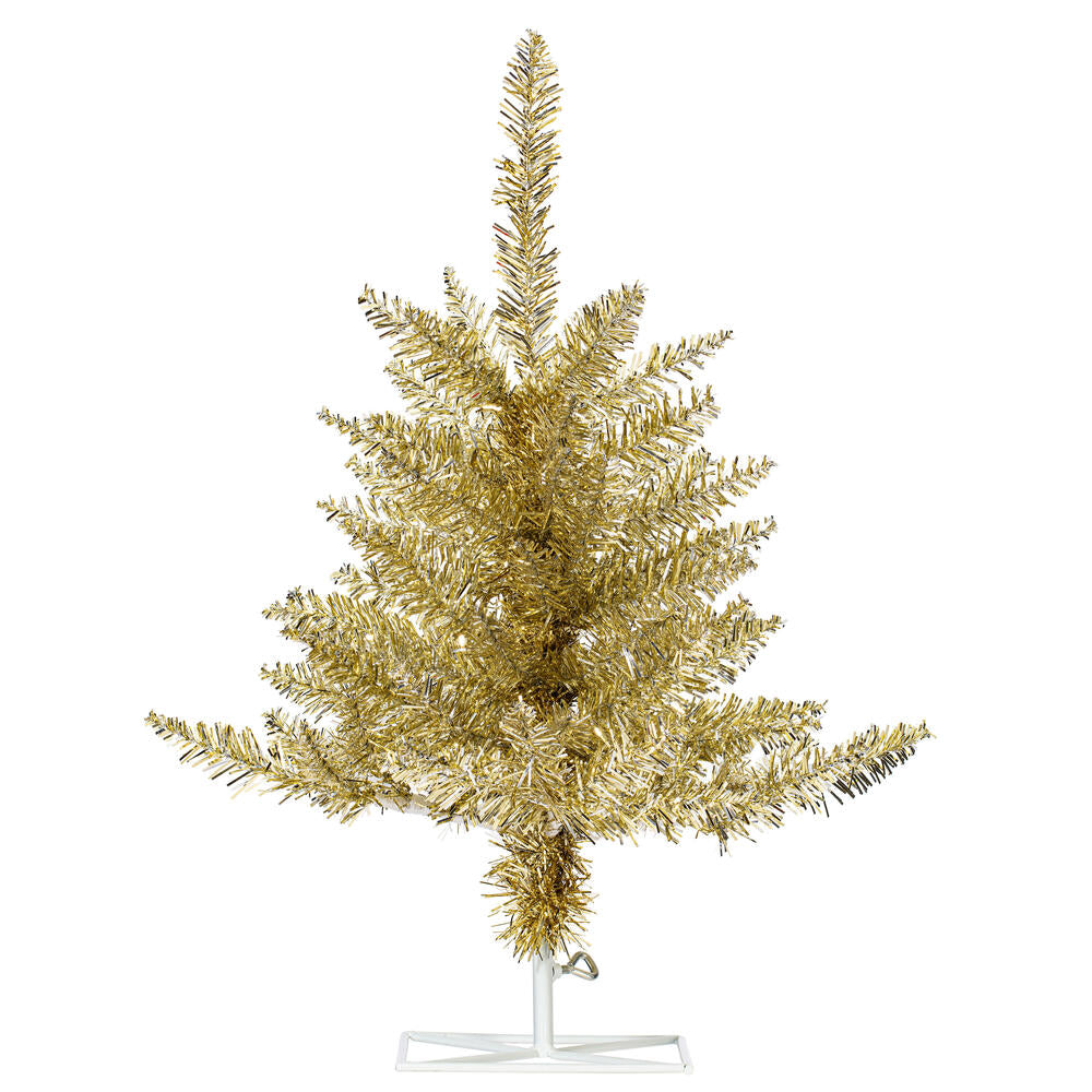 2' x 20” Tinsel Champagne Fir Tree 84T