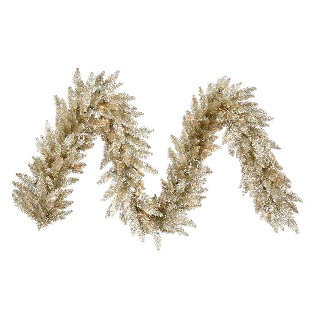 Vickerman 9'x14″ Champagne Garland 250T - K166414