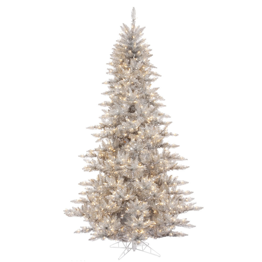 Vickerman 7.5'x52″ Silver Tree DL LED 750WmWt - K166876LED