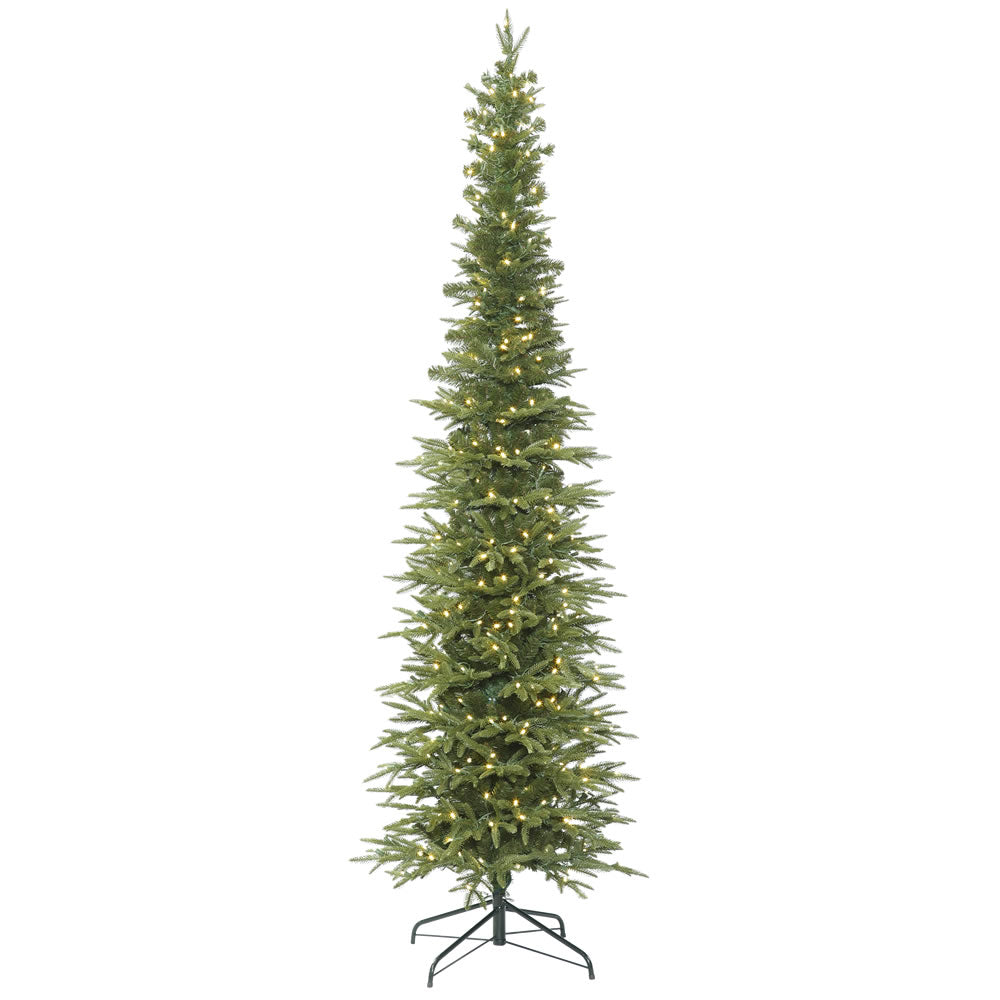 Vickerman 5.5' x 25″ Bixley Pencil 250LED WmWht - K167356LED