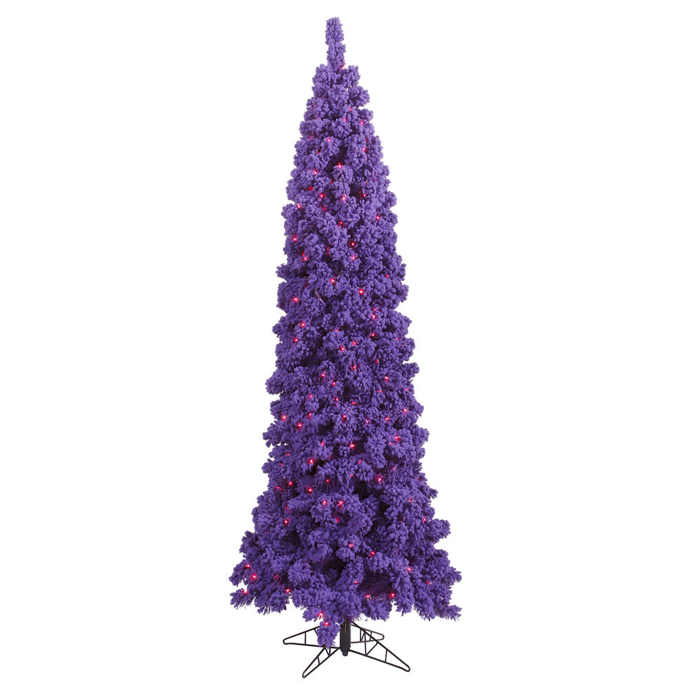 Vickerman 7.5'x35″ Flk PurplePencil DuraL LED300Pr - K168376LED