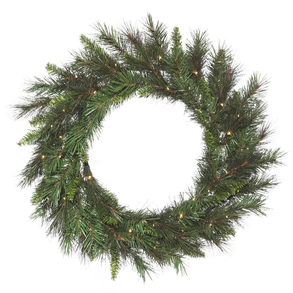 Vickerman 30” Nulato Mixed Pine Wreath 3mm 70WW - K170631BO
