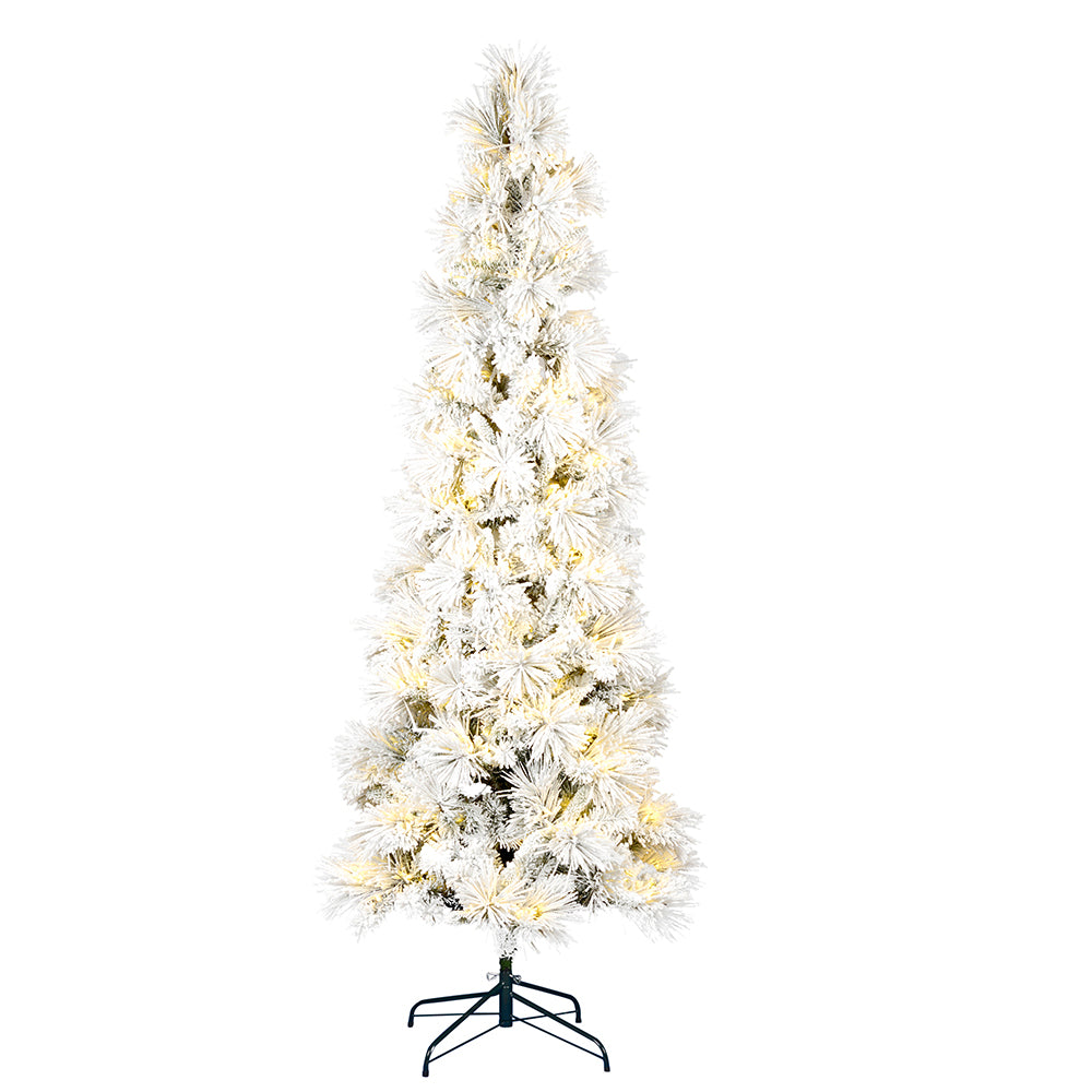 Vickerman 6' x 30” Flockd Atka Pencil DuraLt 200WW - K170961LED