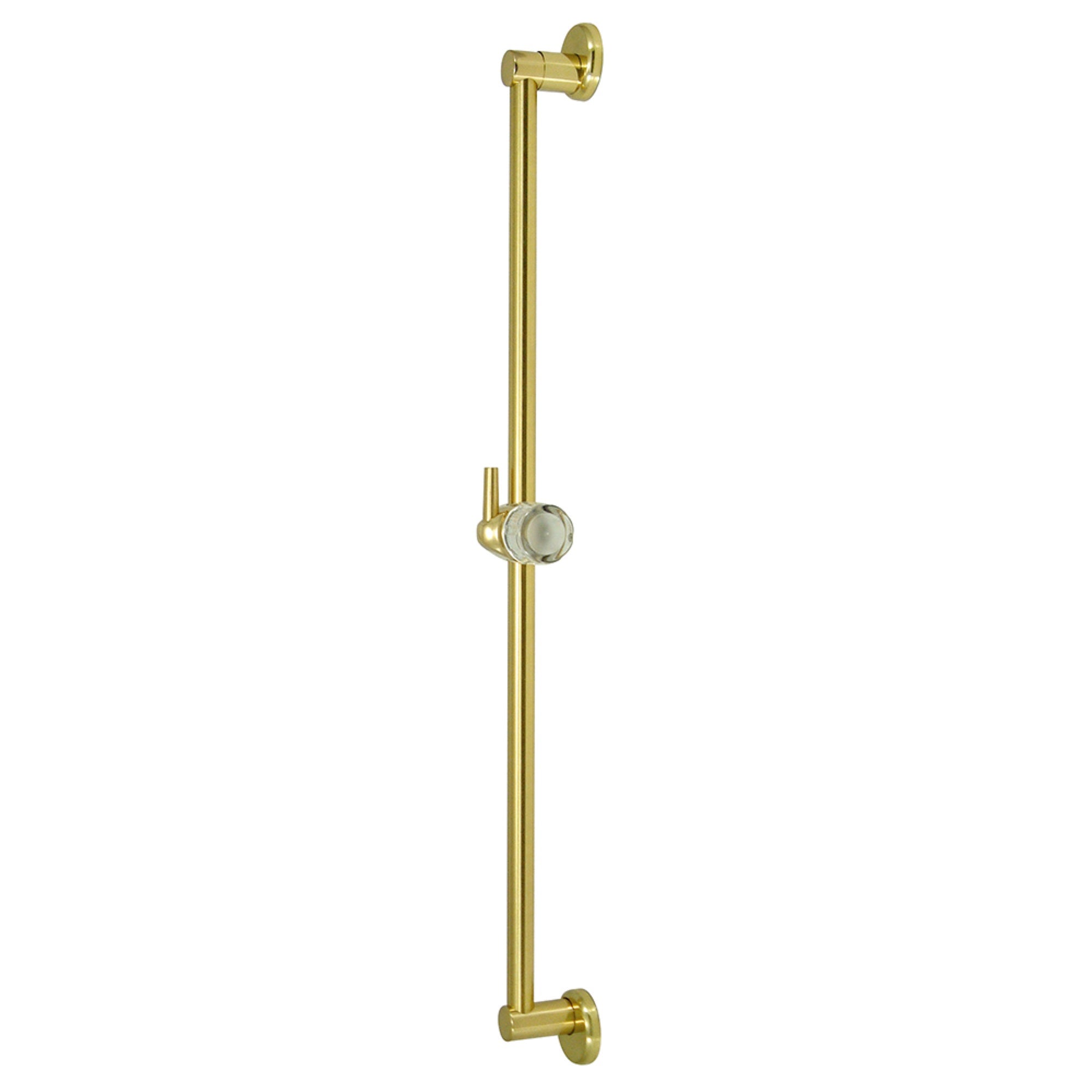 Kingston Brass K180A2 24 Shower Slide Bar With Pin Wall Hook, Polished Brass