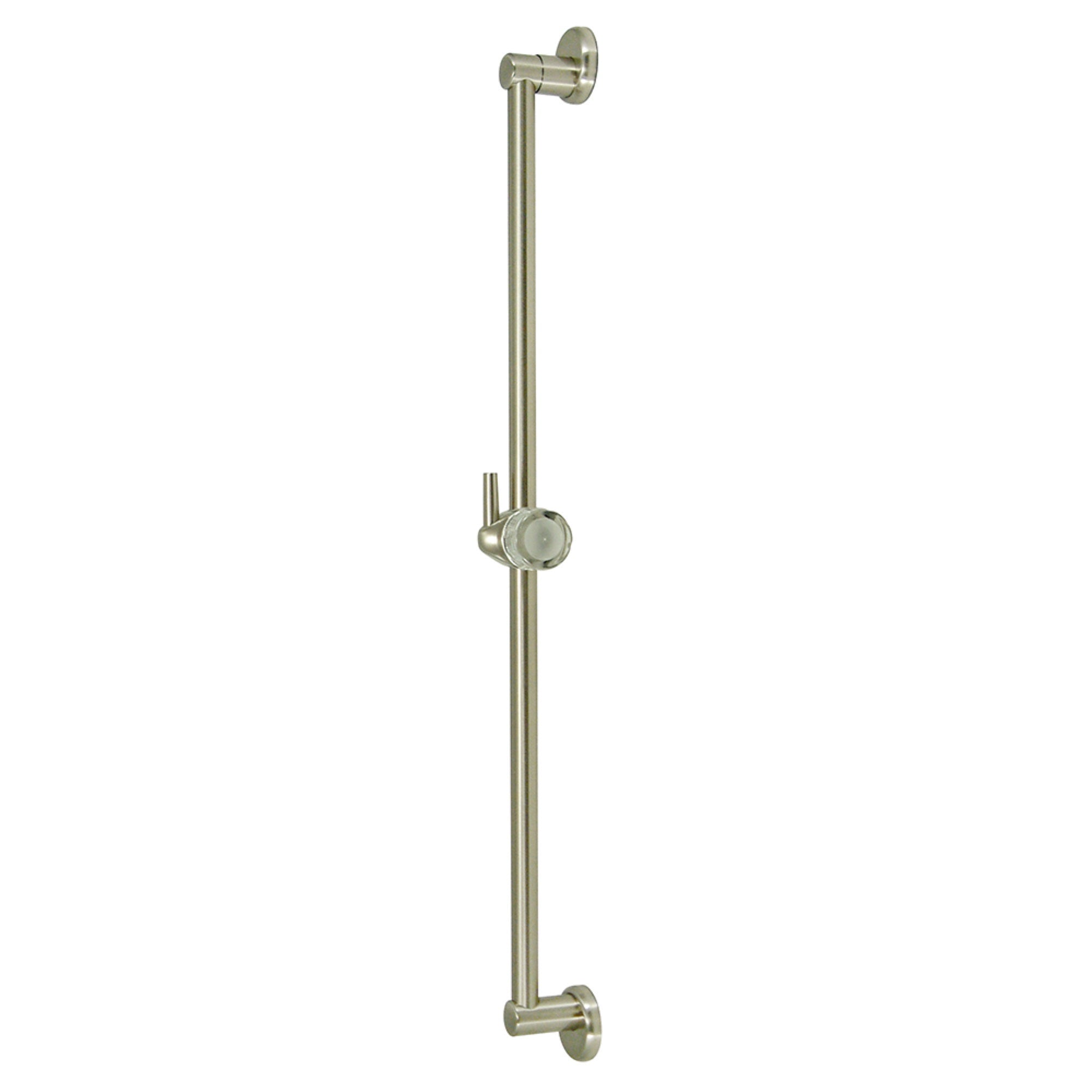 Kingston Brass K180A8 24 Shower Slide Bar With Pin Wall Hook, Brushed Nickel