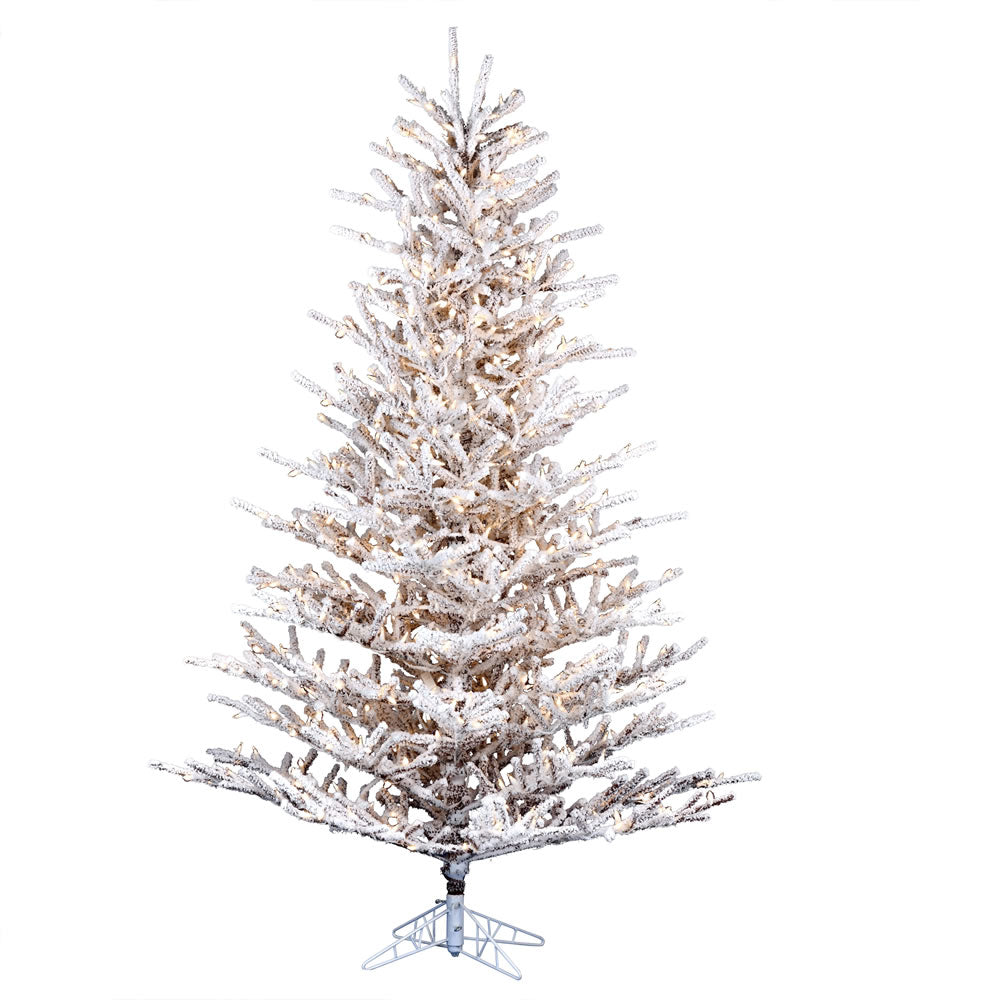 Vickerman 6' x 54” Flocked Stick Dura-Lit 450WW - K192461LED