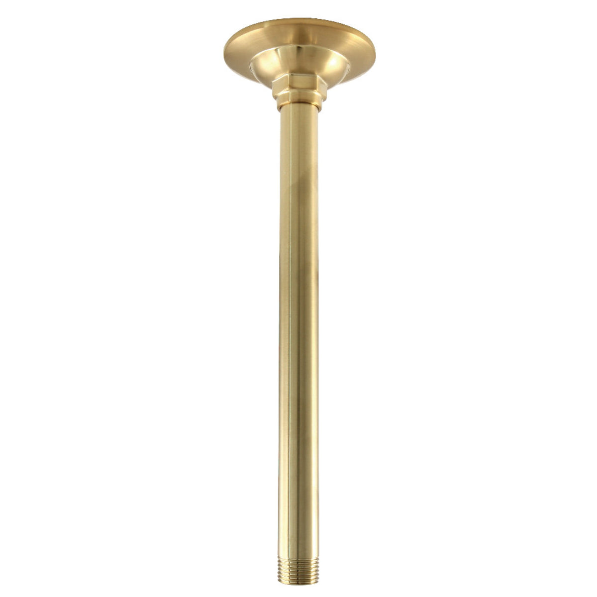 Kingston Brass K210A7 Trimscape 10 Raindrop Shower Arm, Brushed Brass