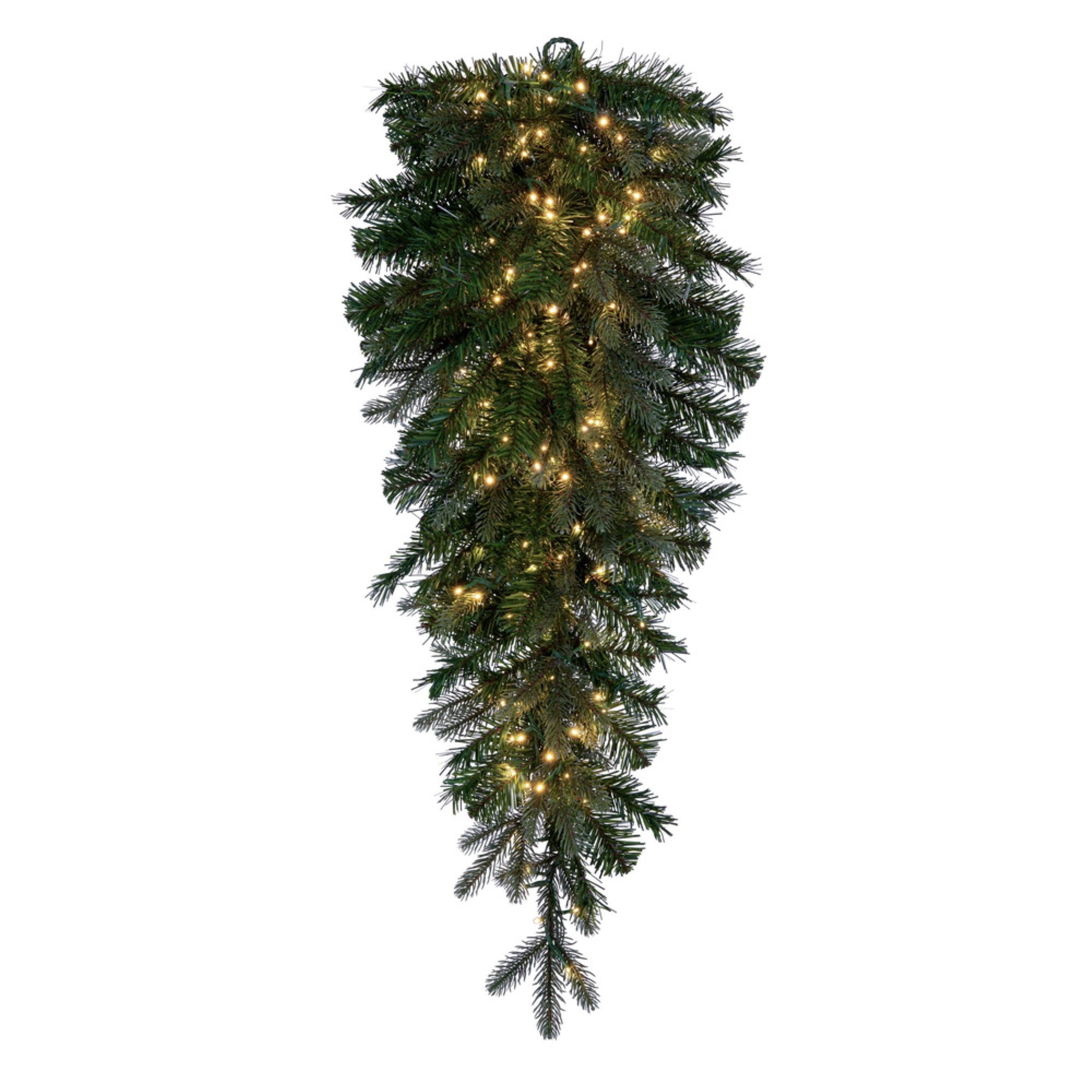 Vickerman 36” Douglas Fir Artificial Pre-Lit Teardrop Warm White 3mm Low Voltage LED Wide Angle Lights.