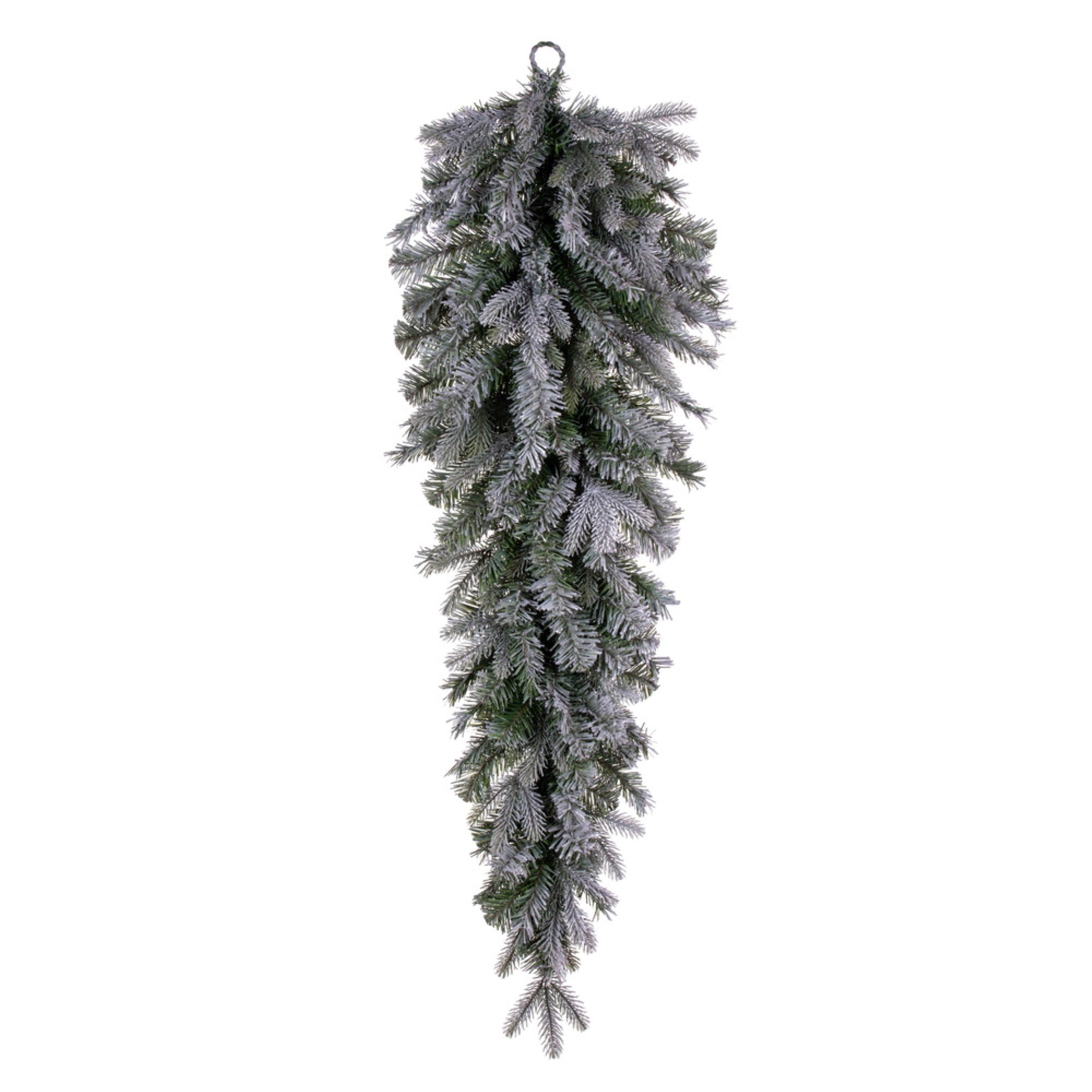 Vickerman 48” Frosted Douglas Fir Artificial UnLit Teardrop.