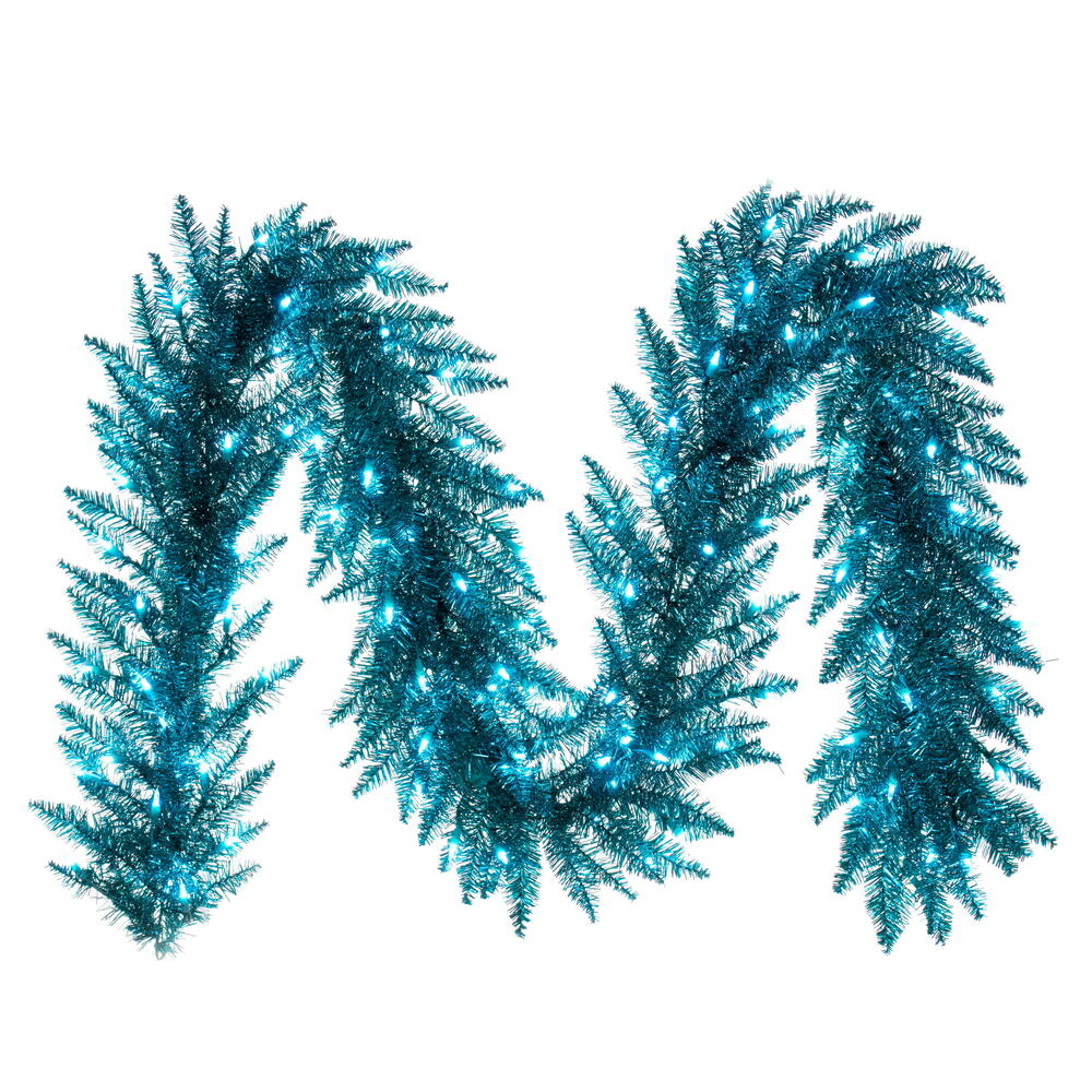 9' x 14” Aqua Tinsel  DuraL 100WW