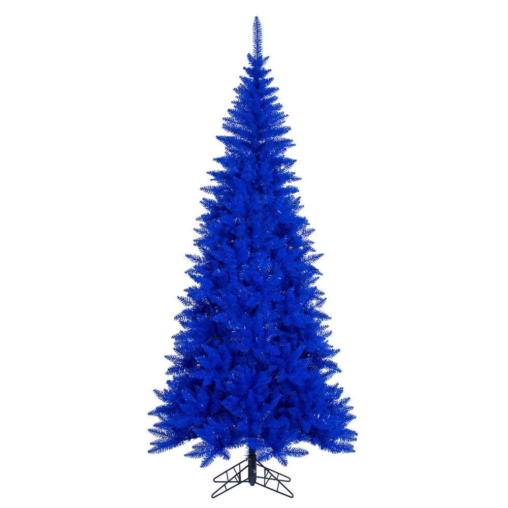 7.5' x 40” Blue Slim Fir Tree 1238Tips