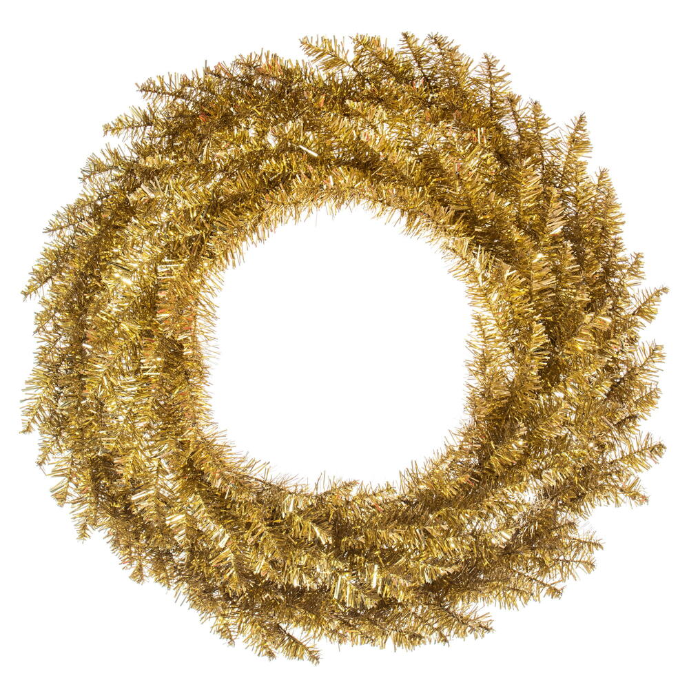 36” Gold Fir Wreath 320Tips