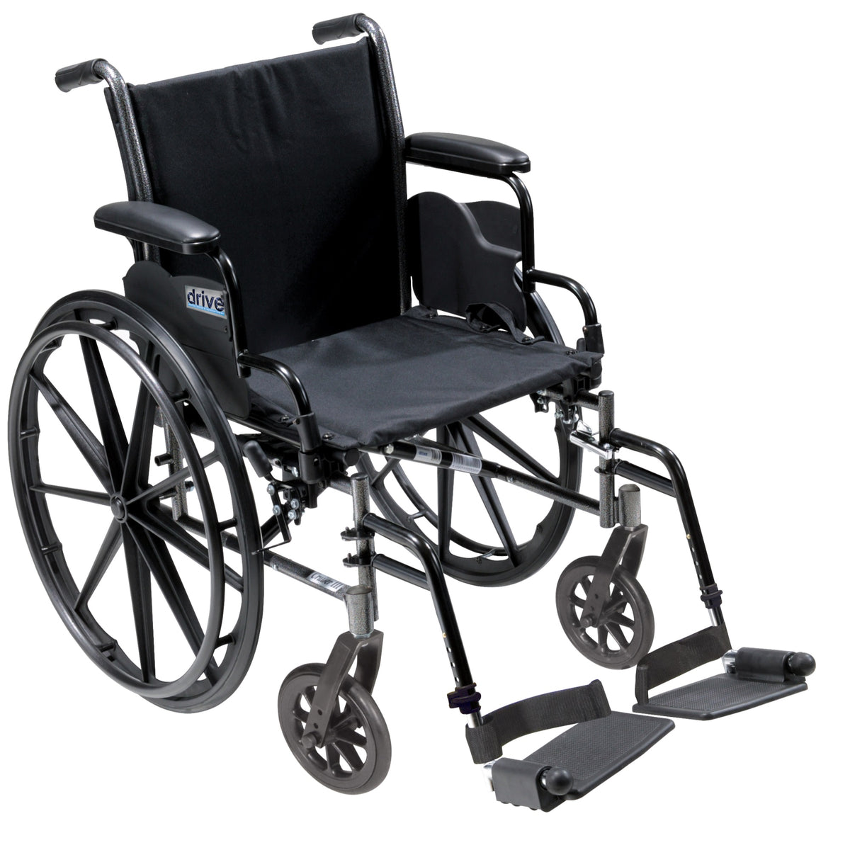 Cruiser Iii Light Weight Wheelchair With Flip Back Removable Arms, Desk Arms, Swing Away Footrests, 16 Seat