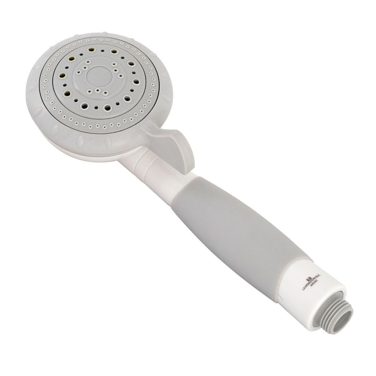 Kingston Brass K411Aw Kaiser 4-Function Hand Shower Head, White/Grey