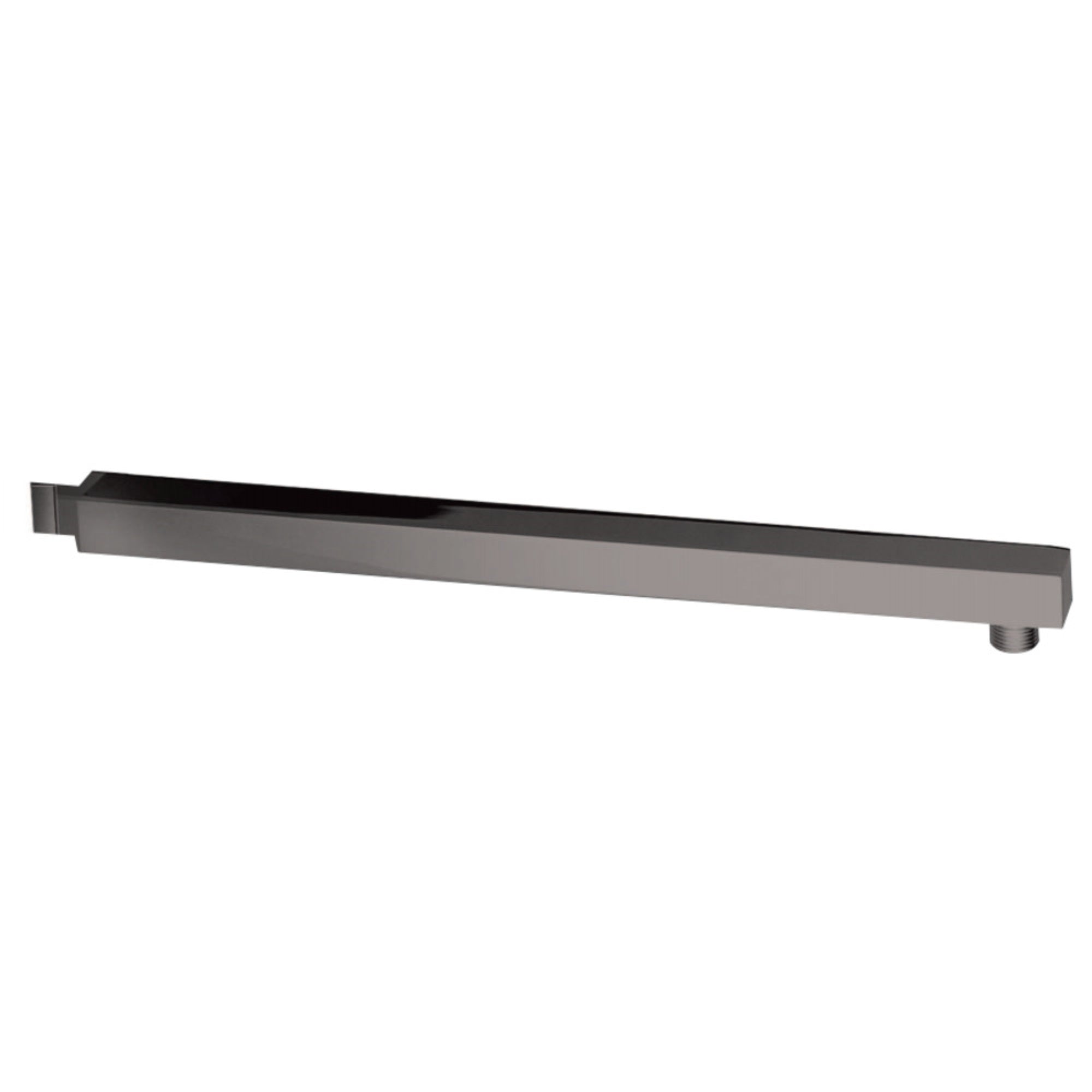 Kingston Brass K4168 Claremont 15-3/4 In. Raindrop Shower Arm With Flange, Brushed Nickel