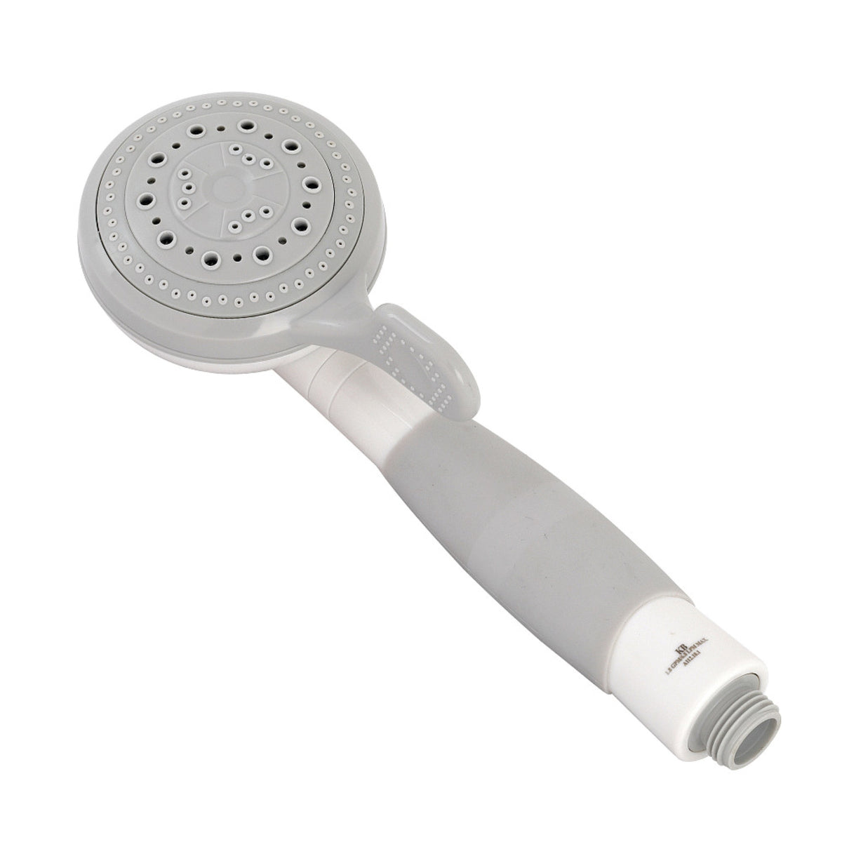 Kingston Brass K511Aw Kaiser 5-Function Hand Shower Head, White/Grey