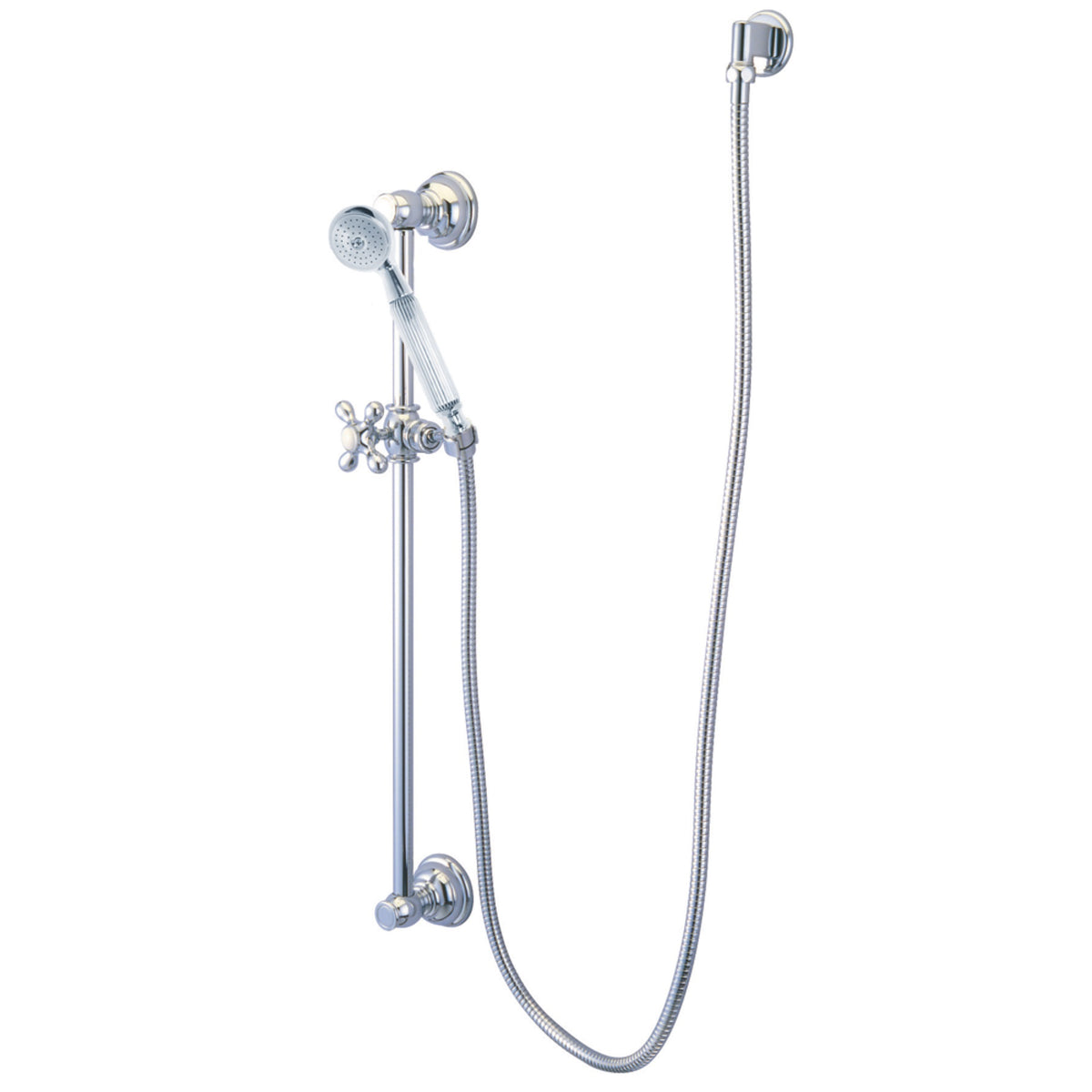 Kingston Brass Kak3421W1 Shower Combo, Polished Chrome