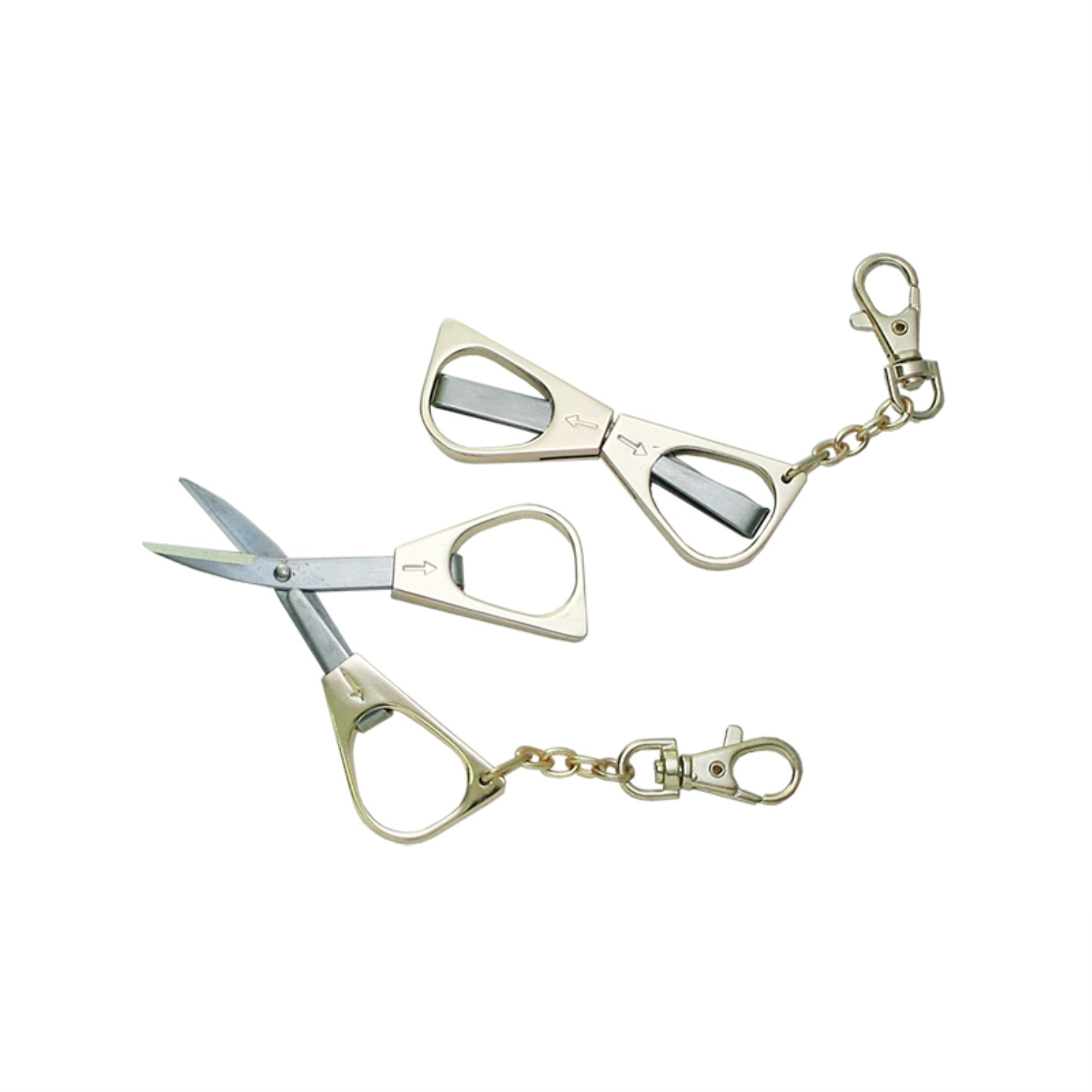 Kb-651 - Kanetsune Glasses-Shape Scissors With Gold Color Handle