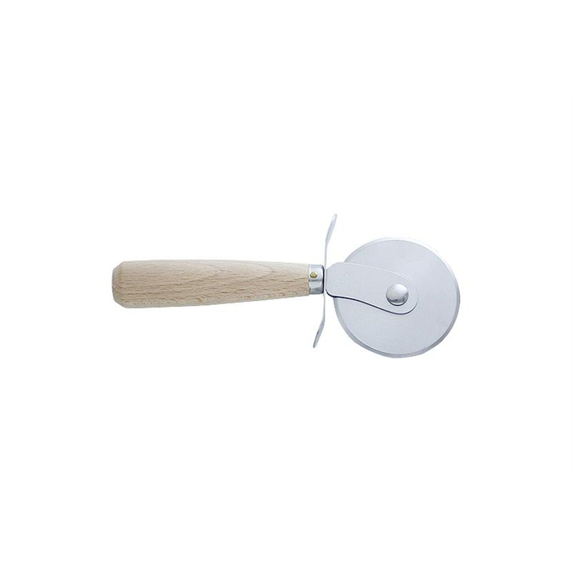 Kc-045 - Kanetsune Pizza Cutter (2.5') With Wooden Handle