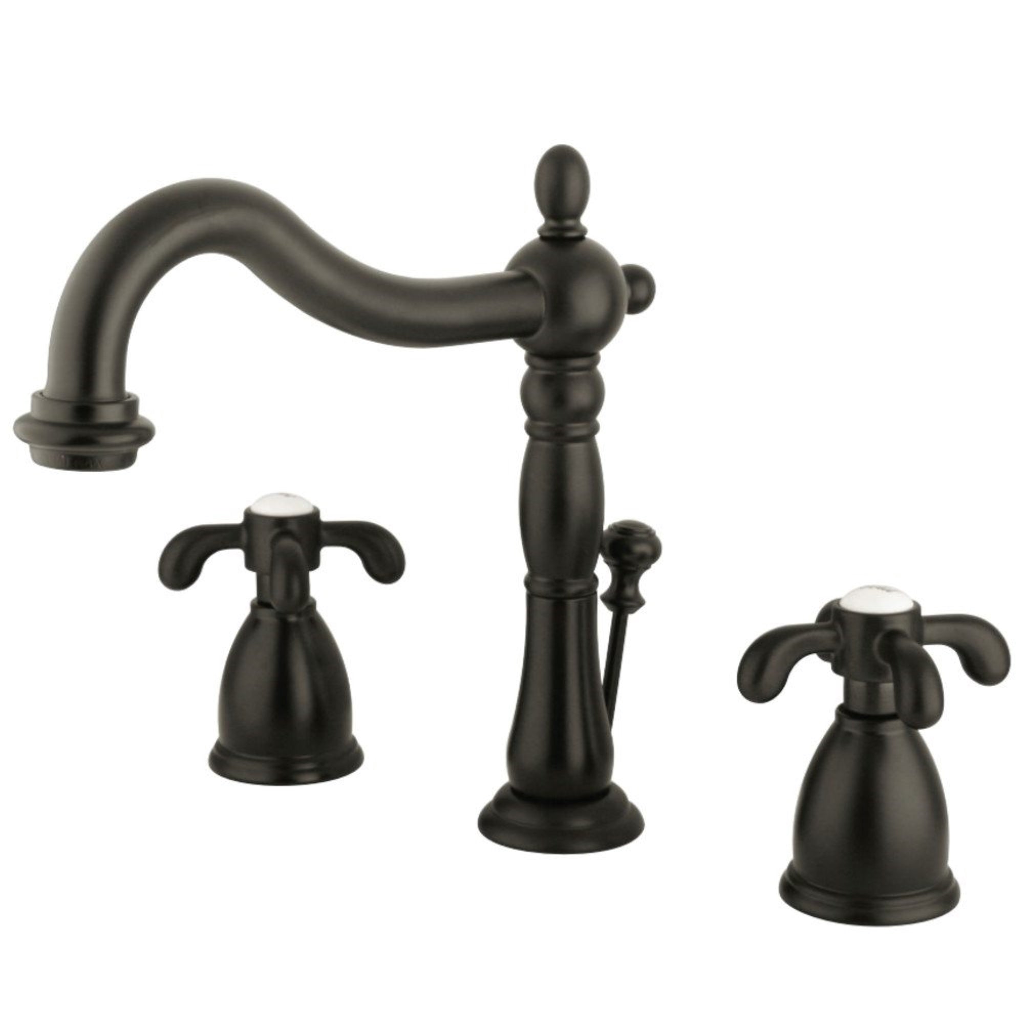 Kingston Brass Kb1975Tx 8 In. Widespread Bathroom Faucet, Oil Rubbed Bronze