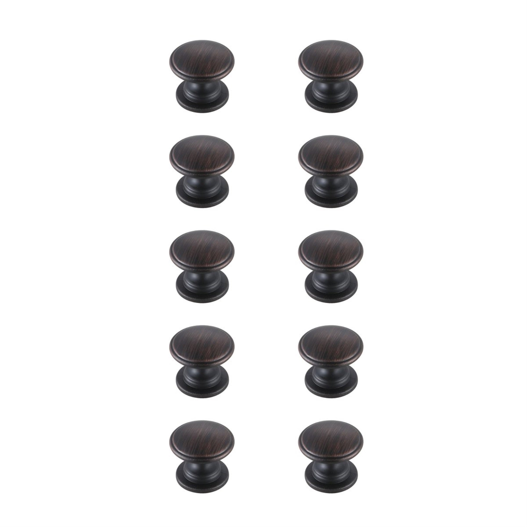 Kaid 1.2 Diameter Oil-Rubbed Bronze Mushroom Knob Multipack (Set Of 10)