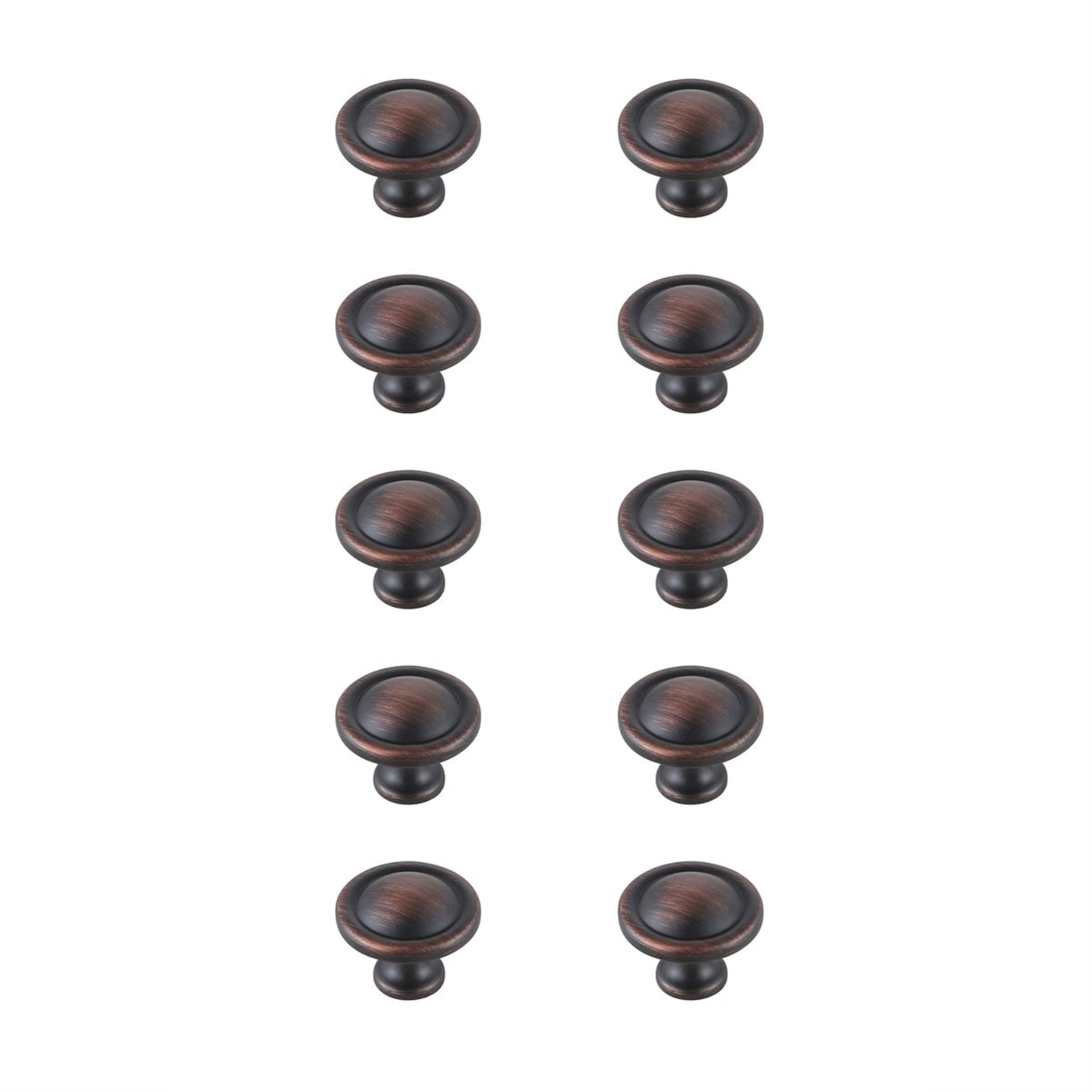 Garlande 1.2 Diameter Oil-Rubbed Bronze Mushroom Knob Multipack (Set Of 10)