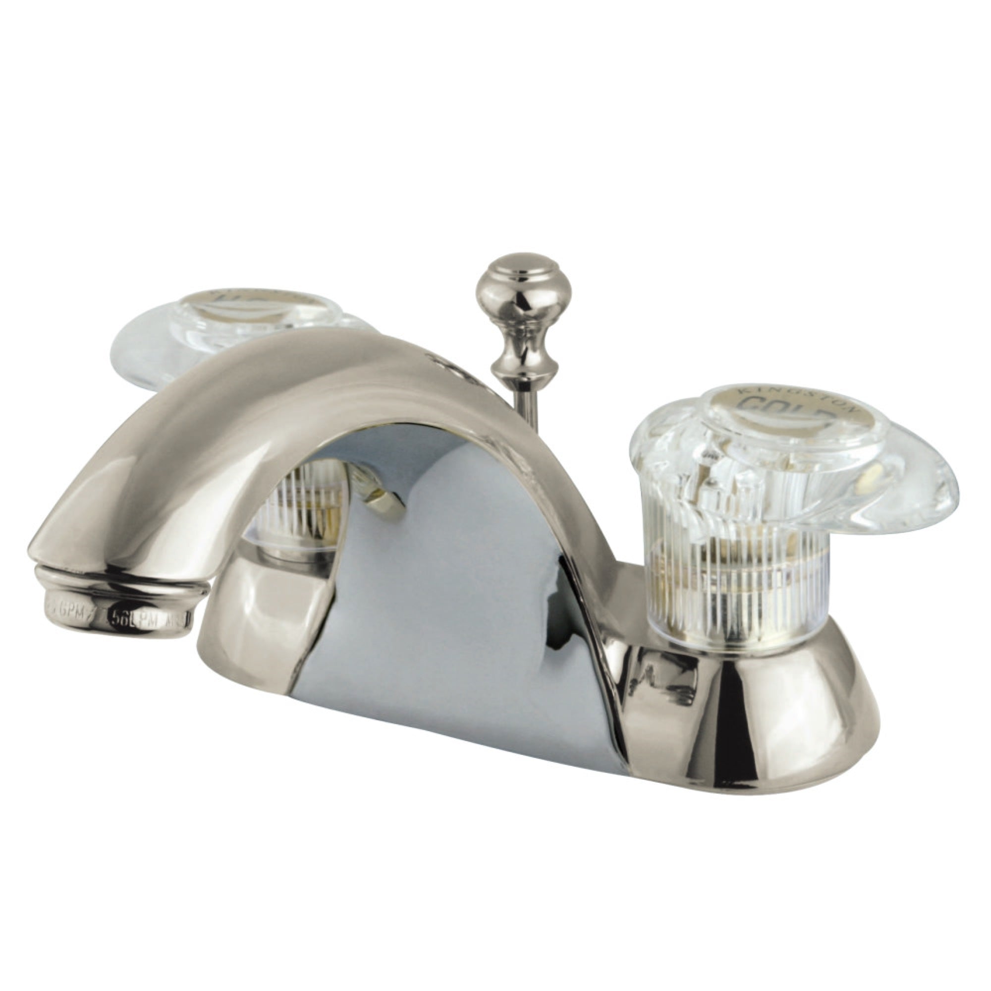 Kingston Brass Kb2158B 4 In. Centerset Bathroom Faucet, Brushed Nickel